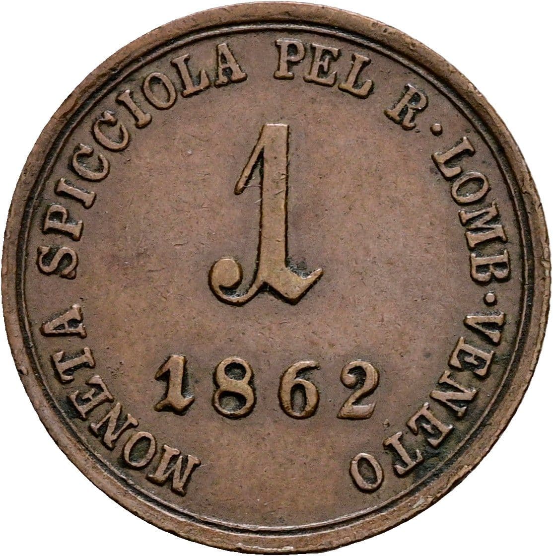 1 Soldo Franz Joseph I. 1848-1916 1862 A – Vorderseite