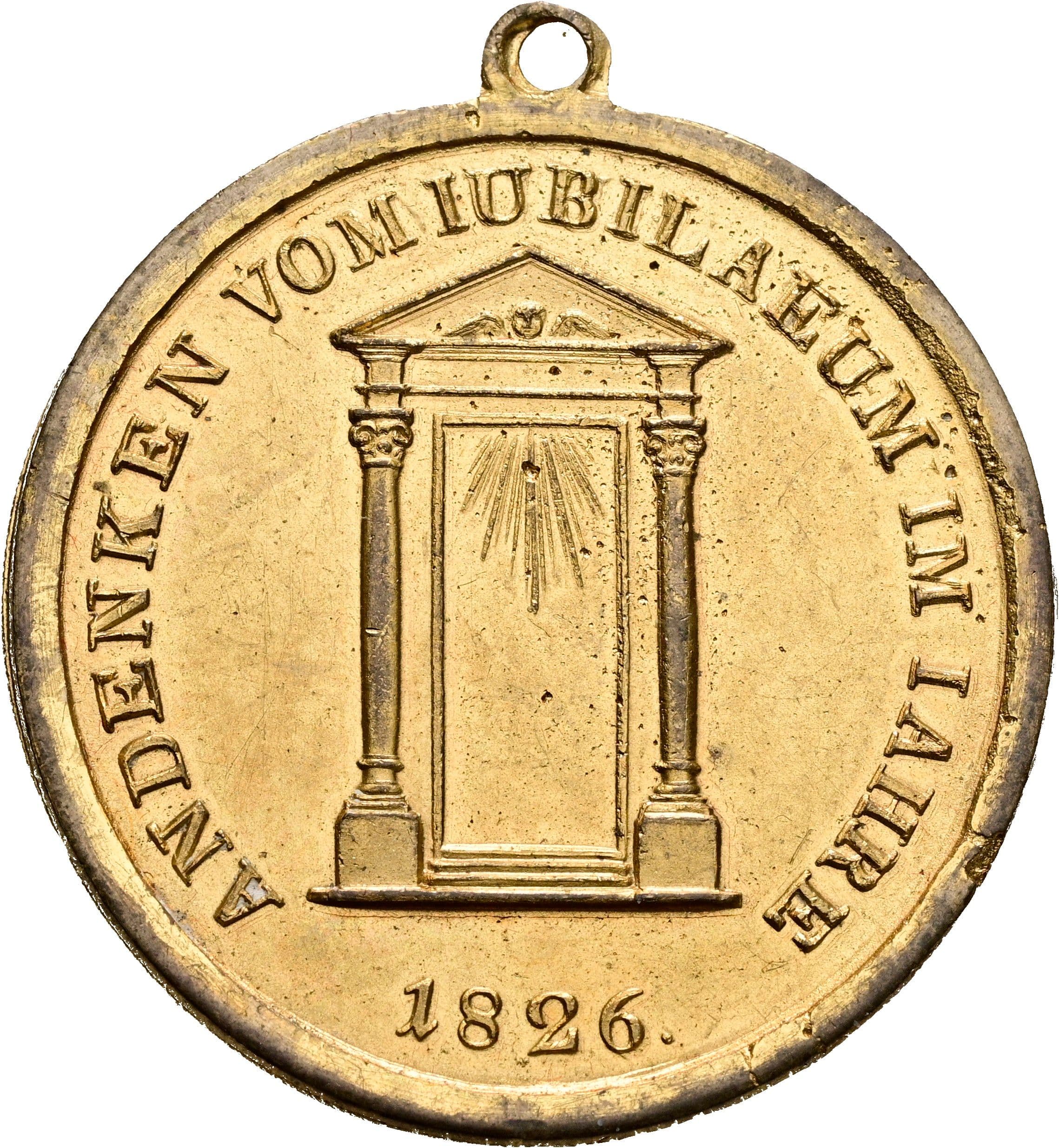 Bronzemedaille Papst Leo XII. 1823-1829 1826 – Rückseite