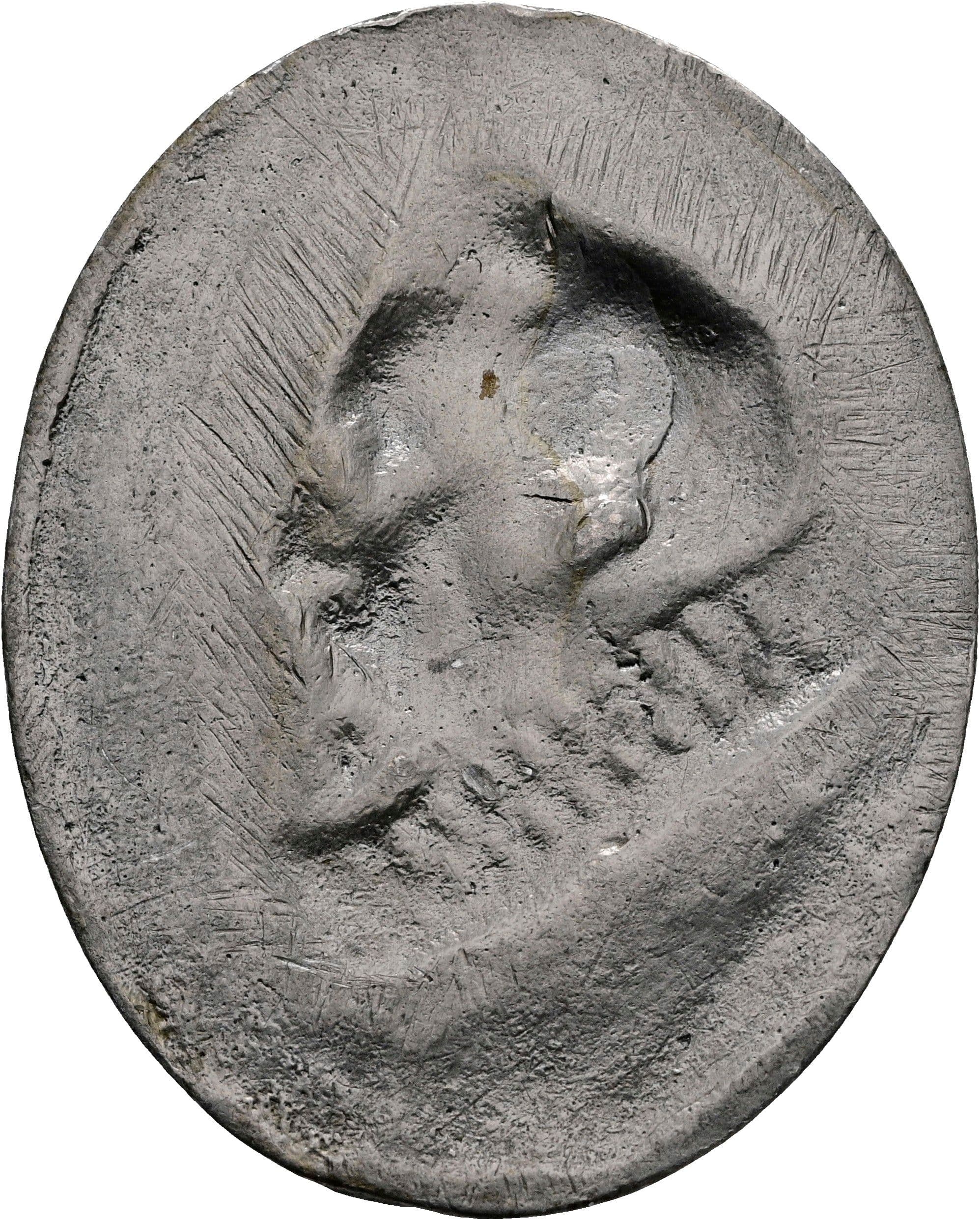 ovale Medaille
