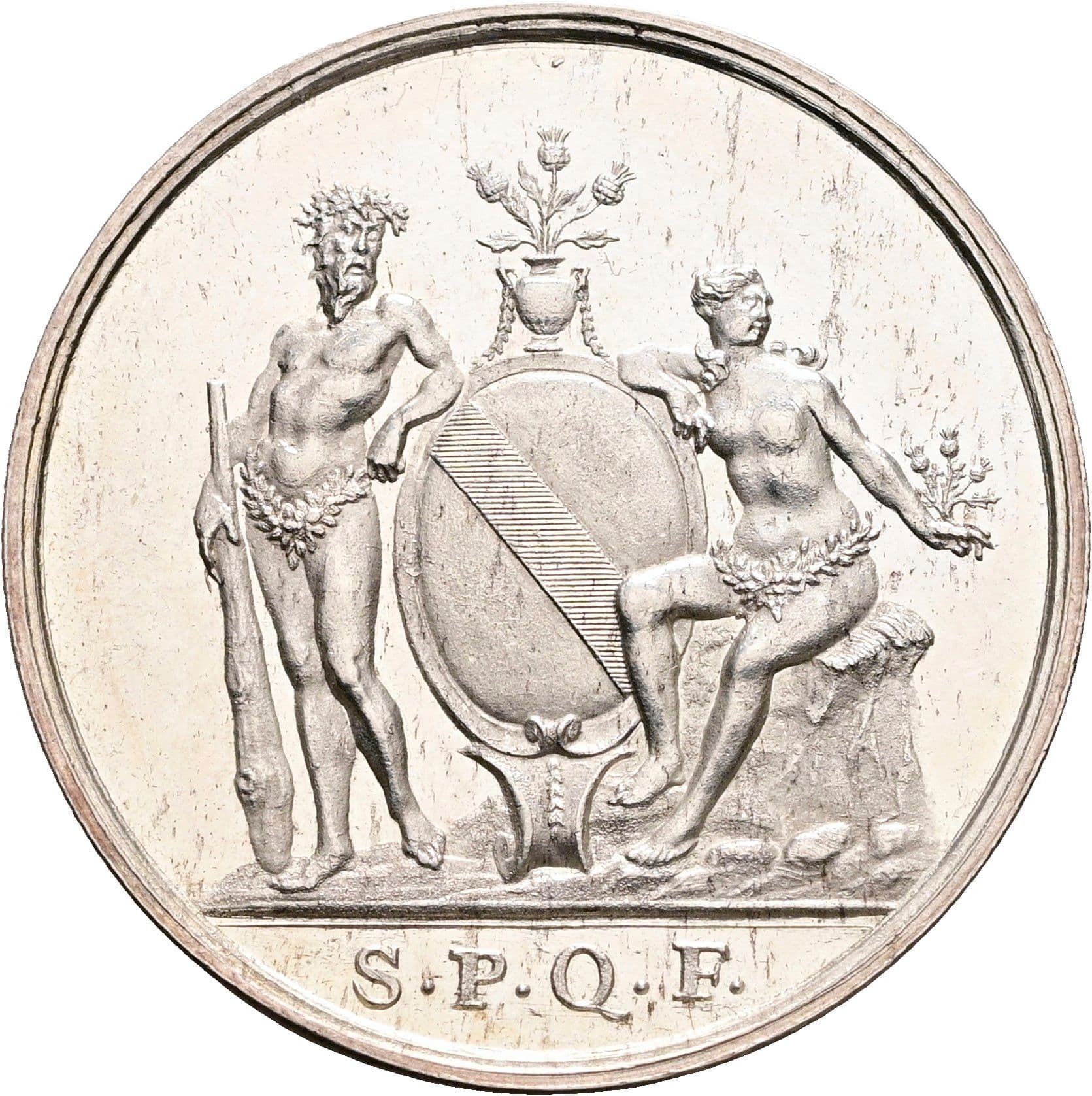 Silbermedaille Maria Theresia 1740-1780 ohne Jahr – Rückseite