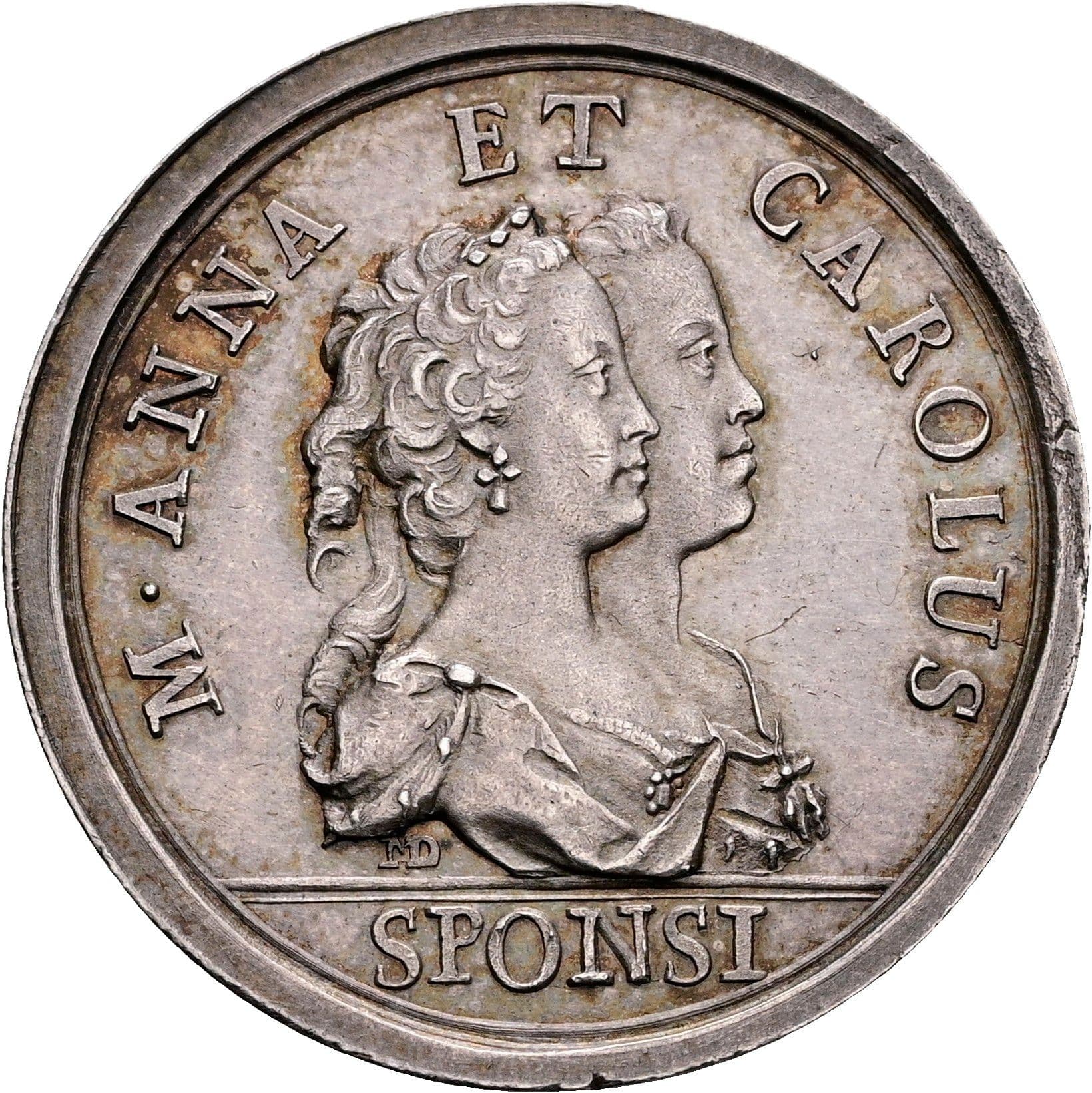 Silbermedaille Maria Theresia 1740-1780 1744 – Vorderseite
