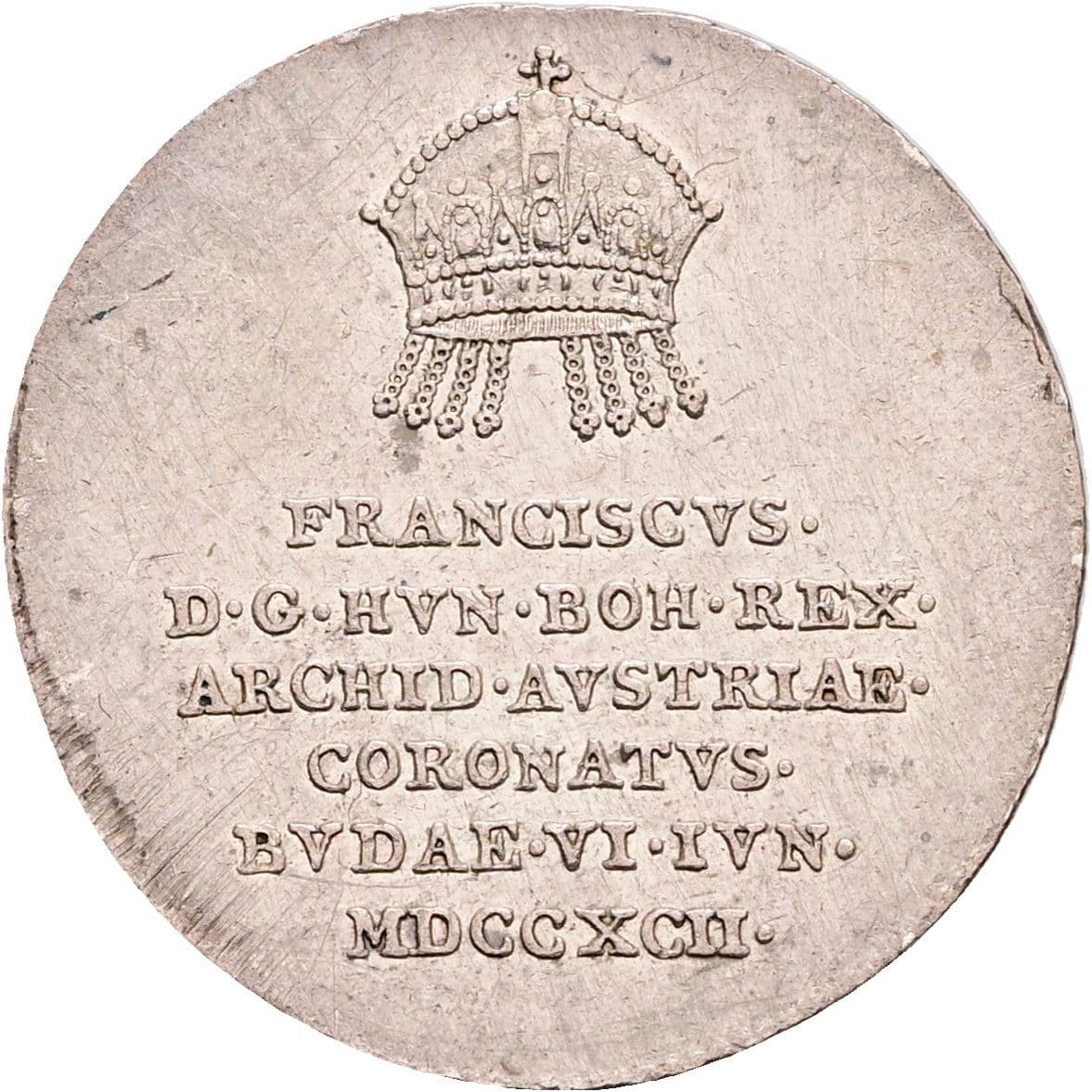 Jeton Franz II.(I.) 1792-1835 1792 – Vorderseite
