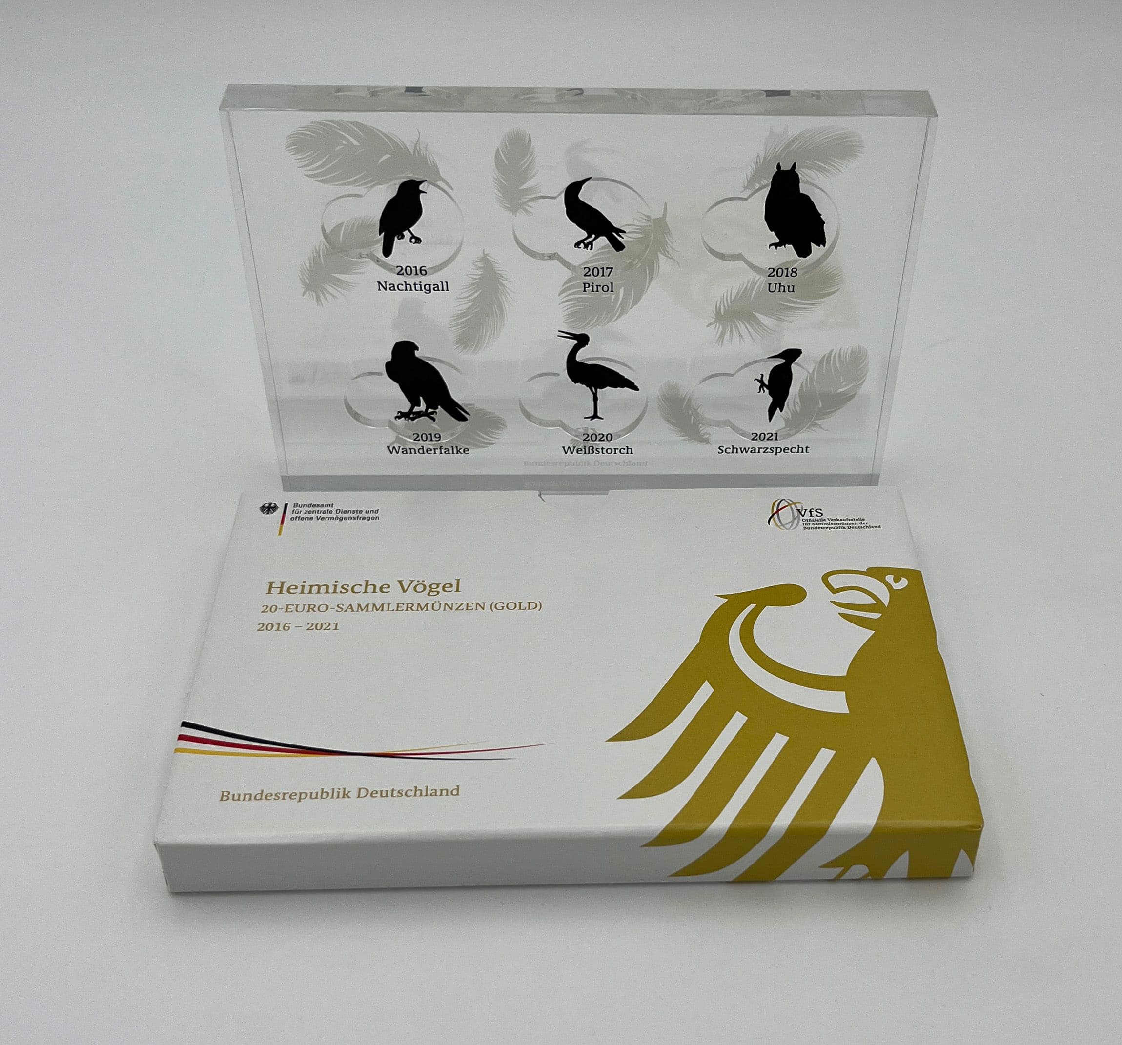 Leerer Acrylblock mit Umverpackung