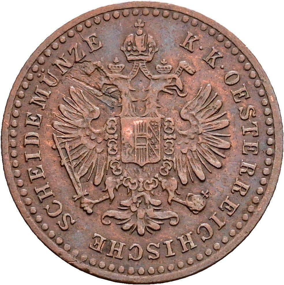 5/10 Kreuzer Franz Joseph I. 1848-1916 Kremnitz 1861 B – Rückseite