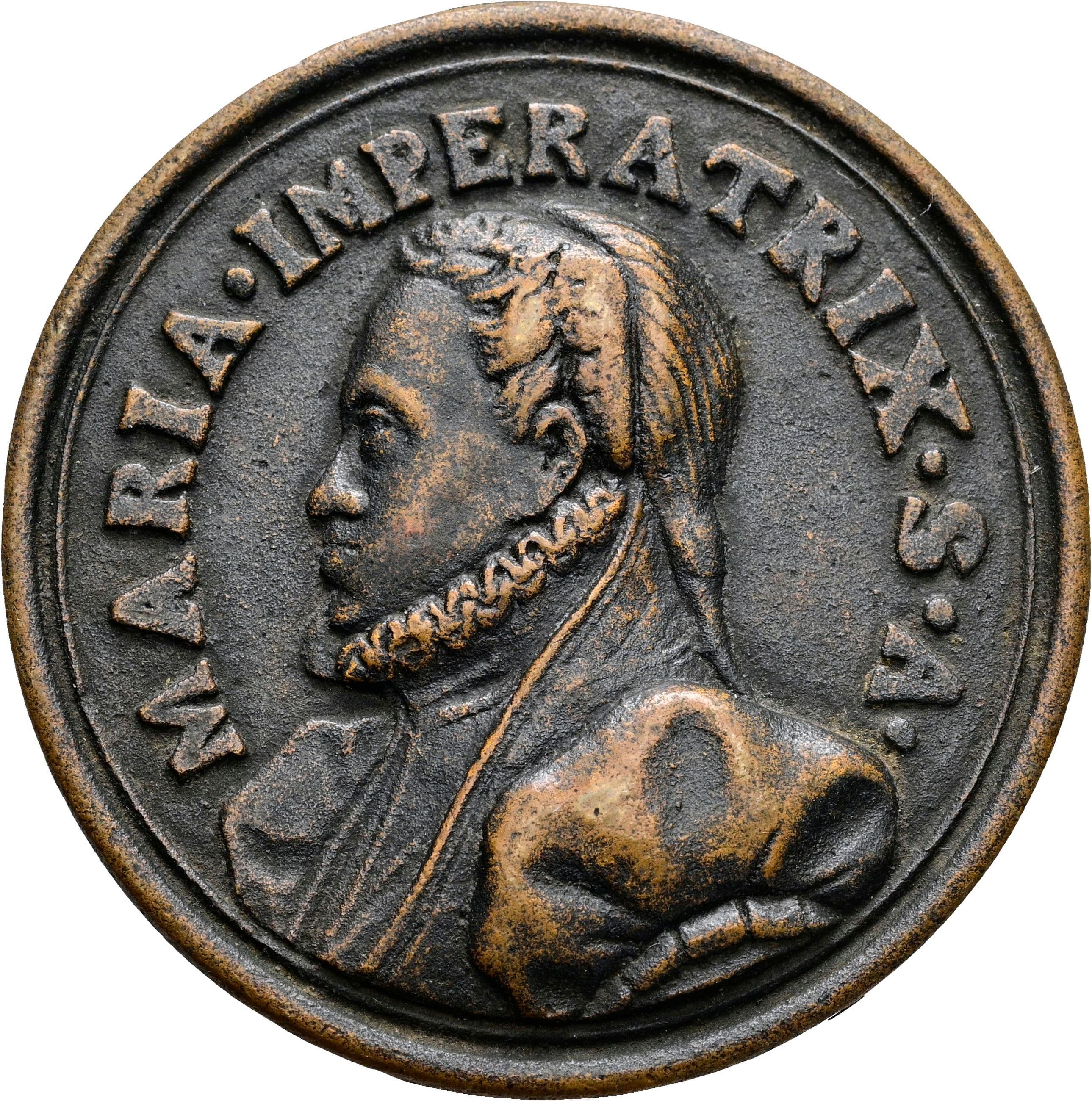 Bronzegussmedaille Maximilian II. 1564-1576 ohne Jahr – Rückseite