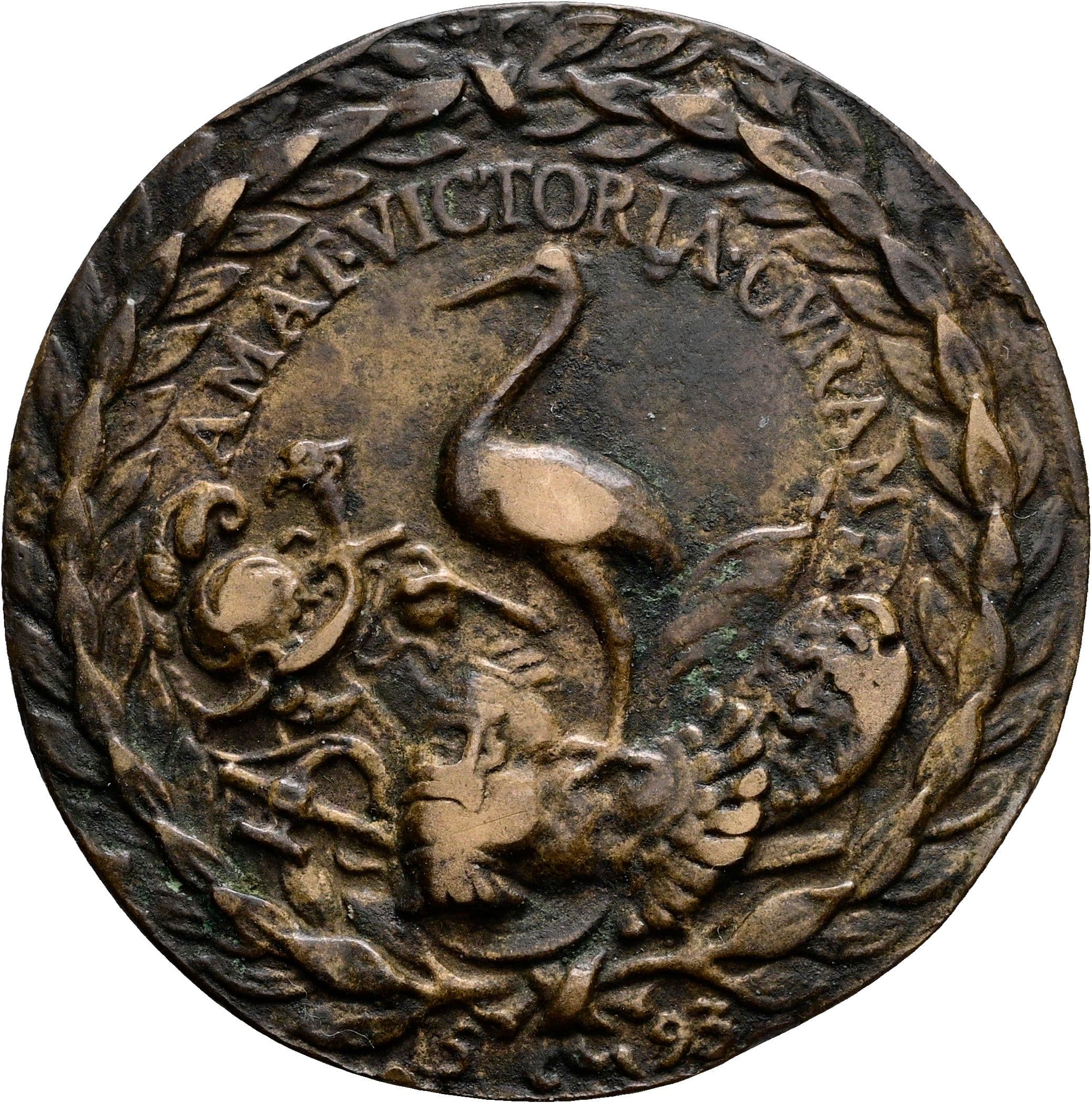 Bronzegussmedaille Matthias 1612-1619 – Rückseite