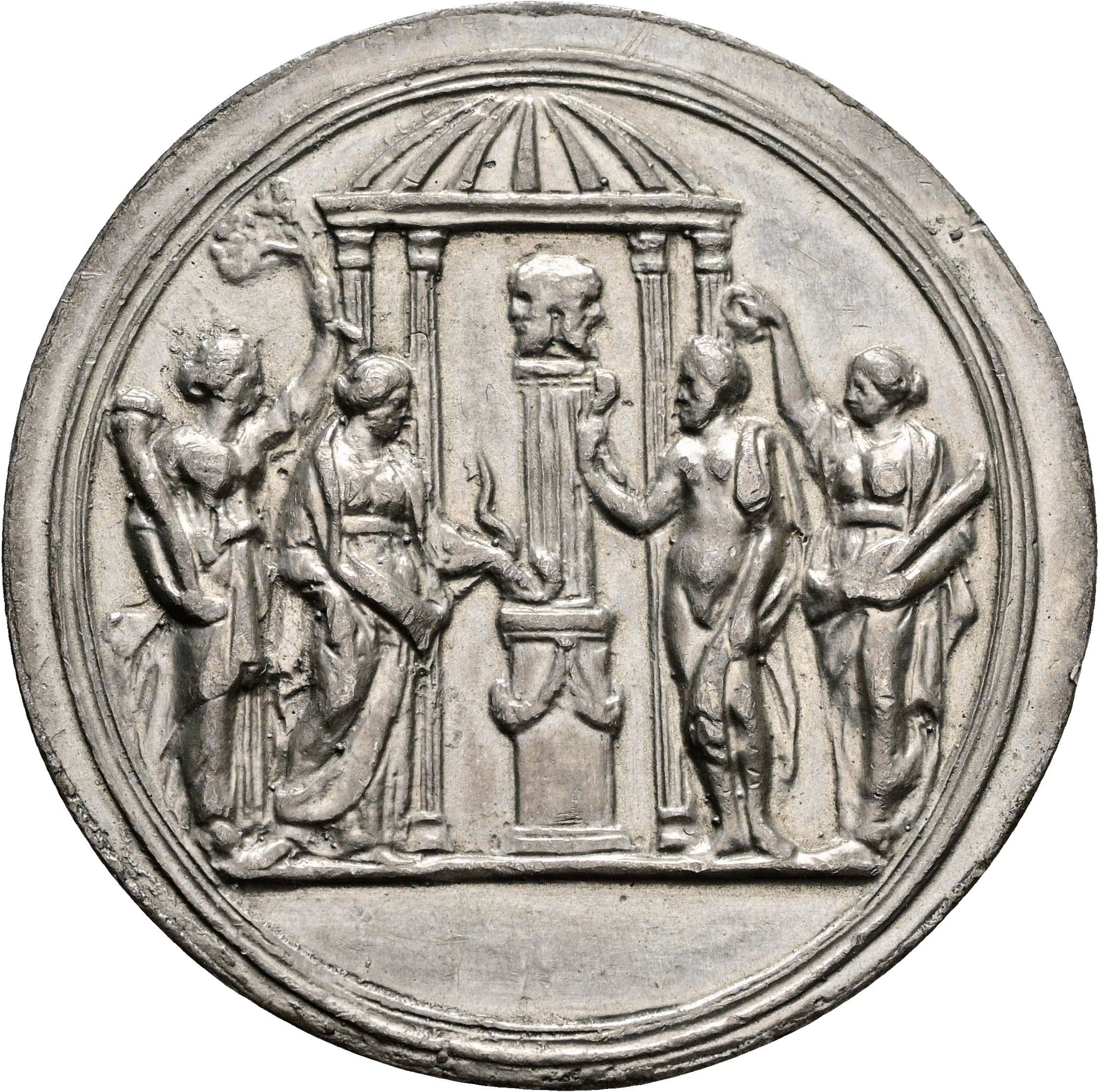 Bleimedaille Karl V. 1519-1558 ohne Jahr – Rückseite