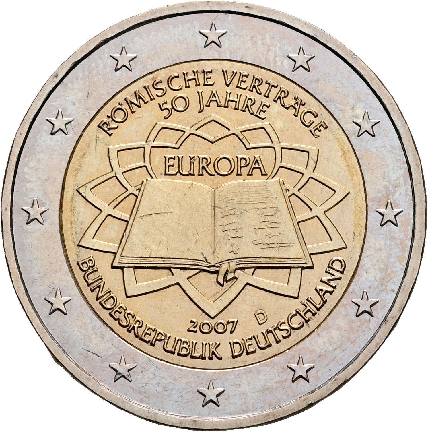 2 Euro 2007 D – Rückseite