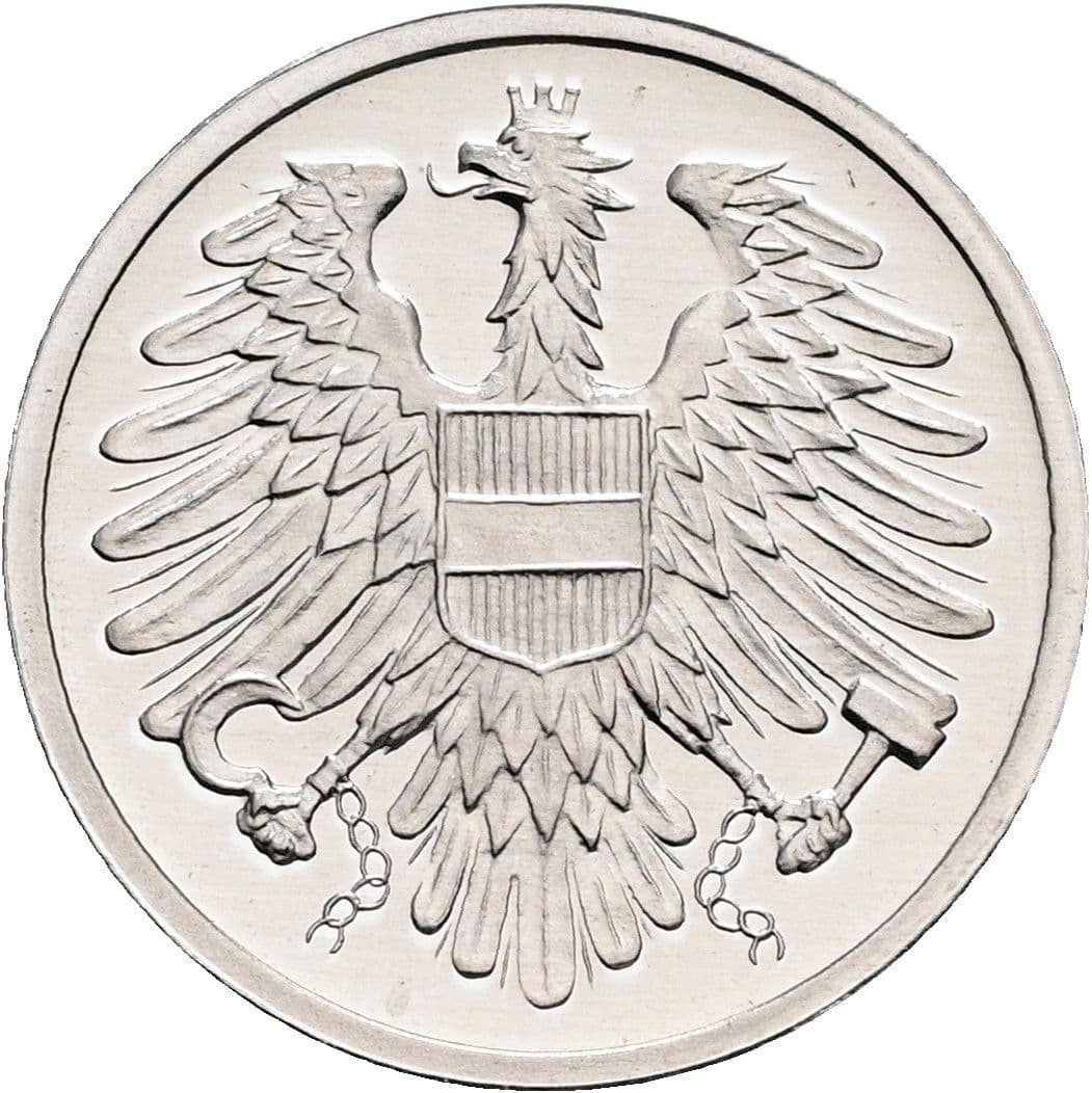 2 Groschen 1986 – Rückseite