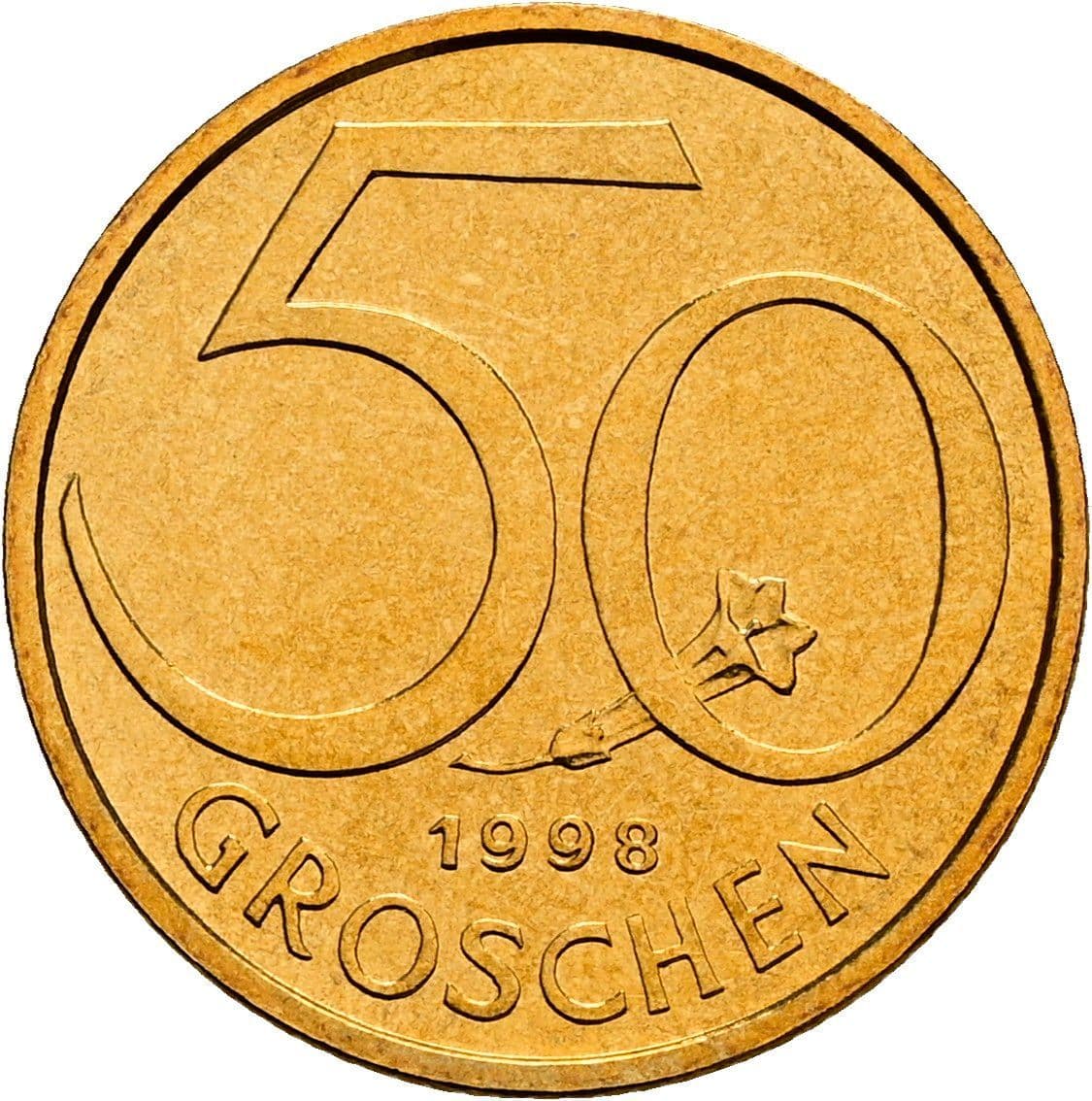 50 Groschen 1998 – Vorderseite