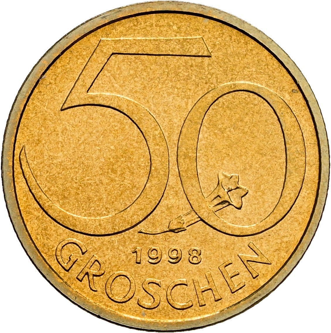 50 Groschen 1998 – Vorderseite
