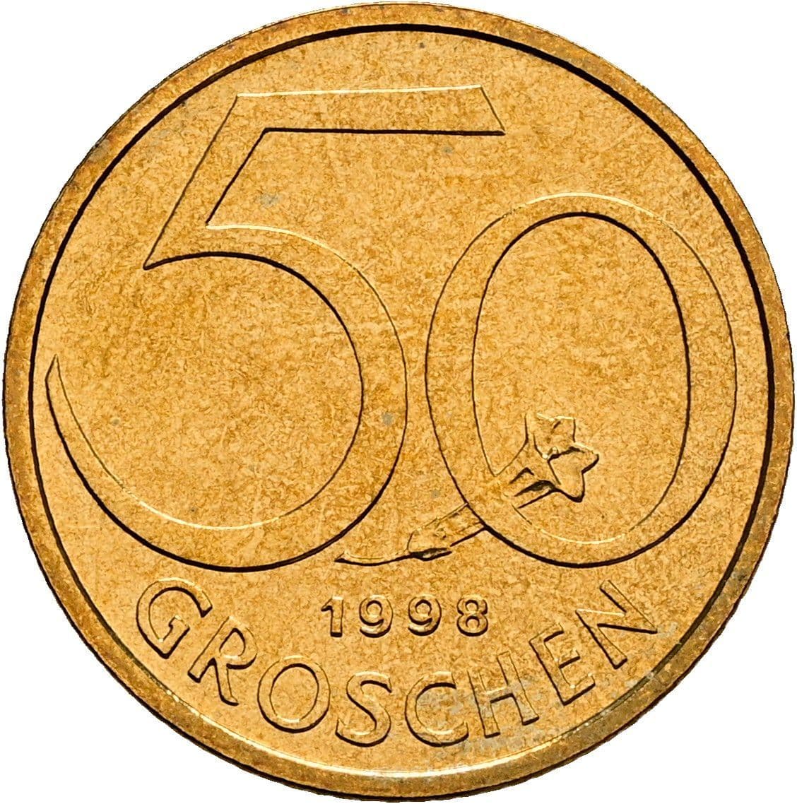 50 Groschen 1998 – Vorderseite