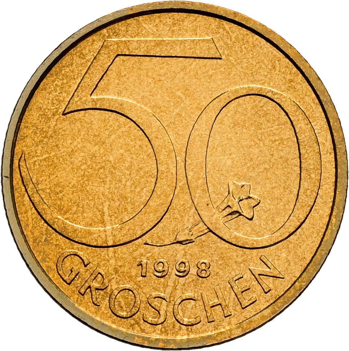 50 Groschen 1998 – Vorderseite