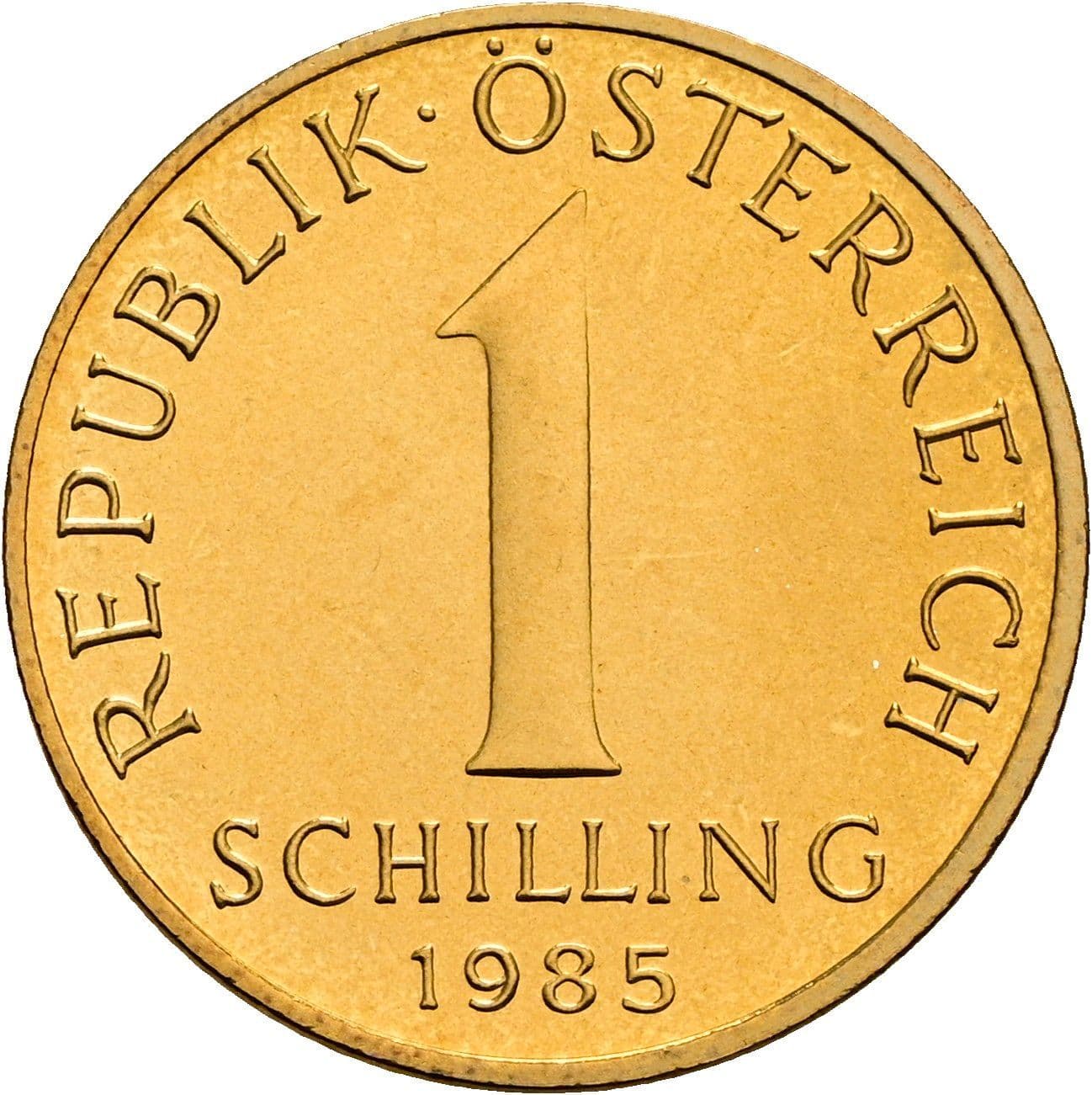 1 Schilling 1985 – Vorderseite