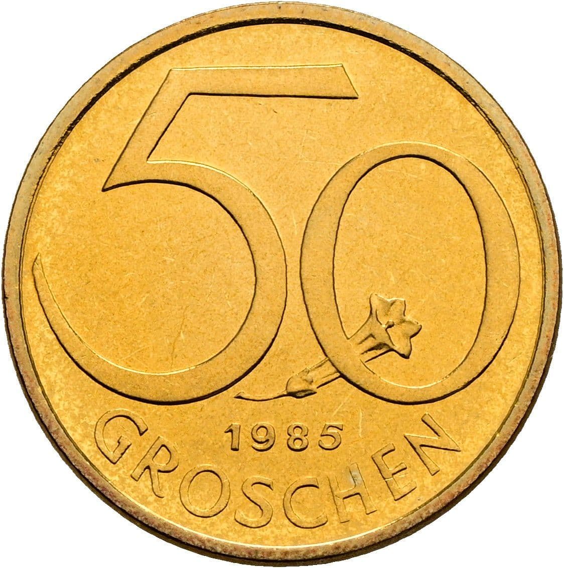 50 Groschen 1985 – Vorderseite