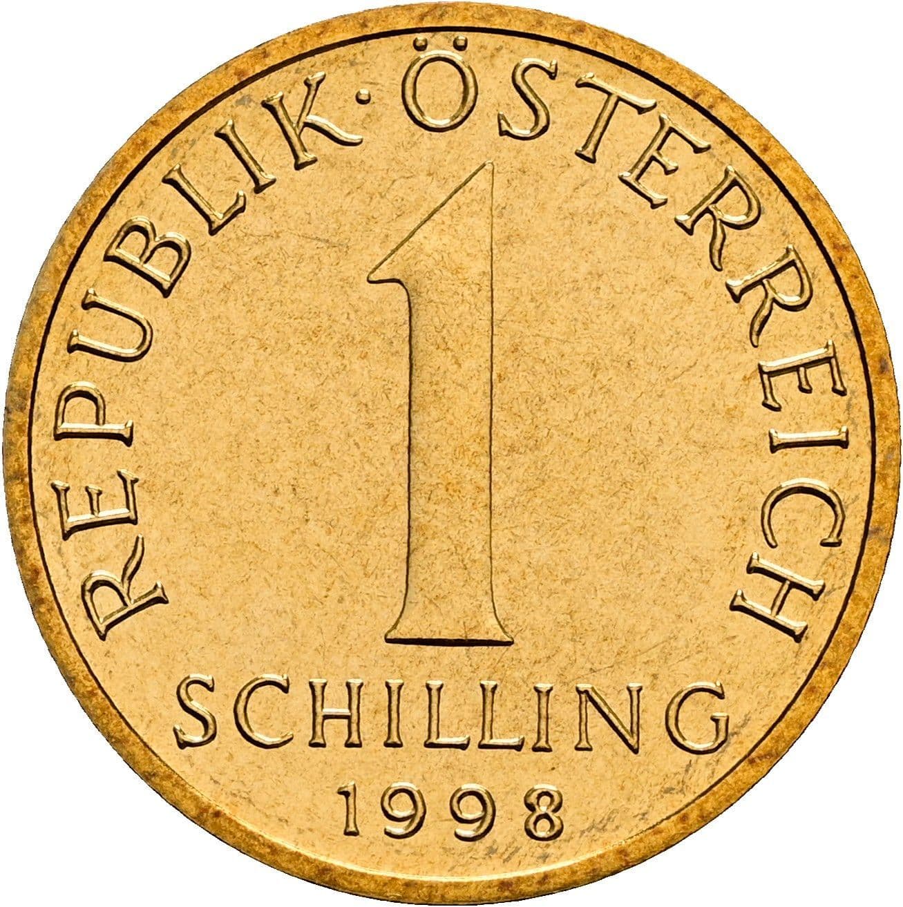 1 Schilling 1998 – Vorderseite