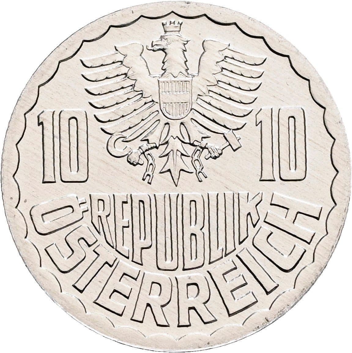 10 Groschen 1998 – Rückseite