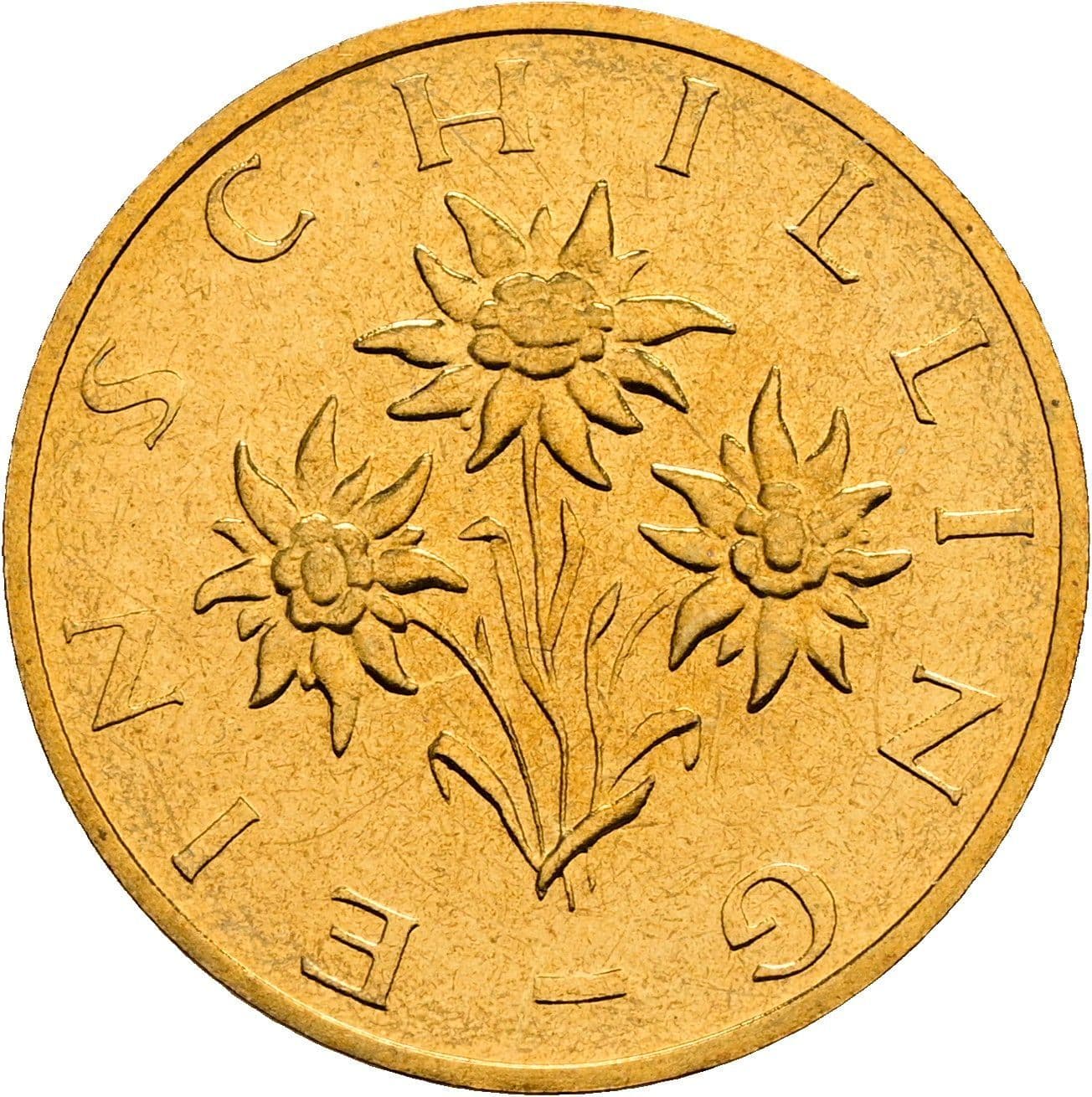 1 Schilling 1989 – Rückseite
