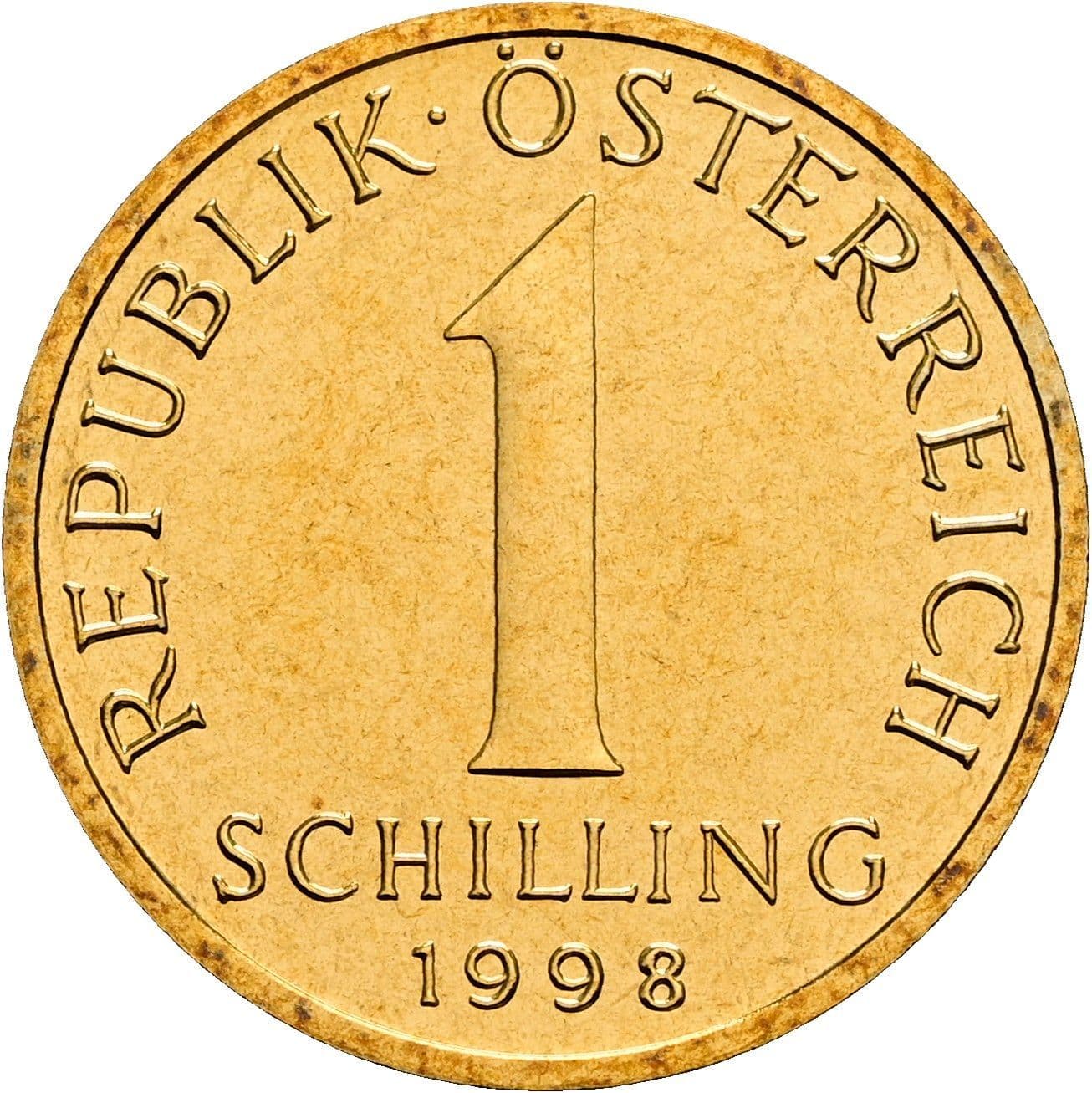 1 Schilling 1998 – Vorderseite