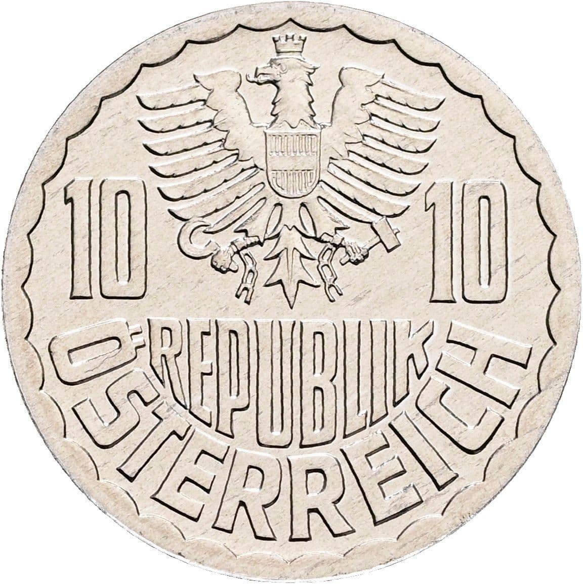 10 Groschen 1998 – Rückseite