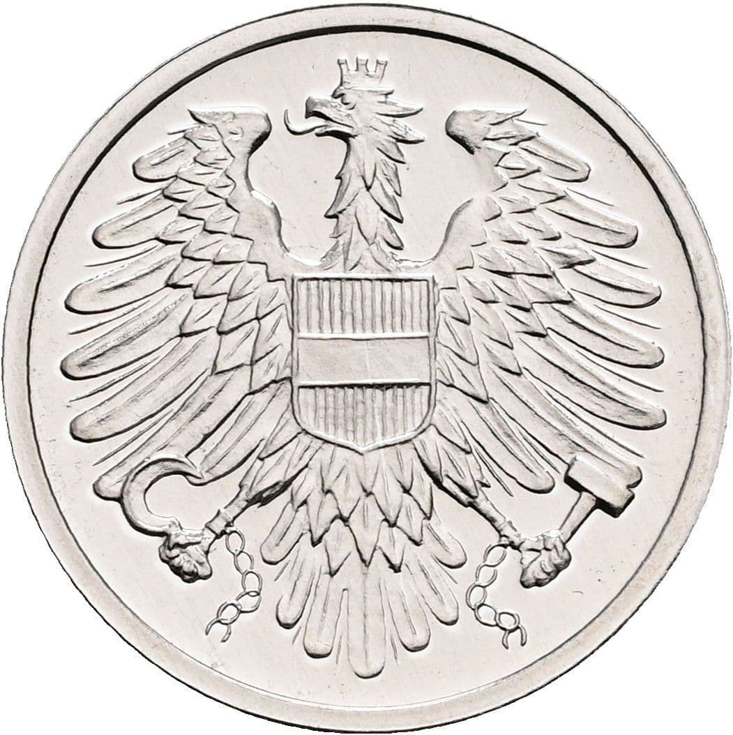 2 Groschen 1987 – Rückseite