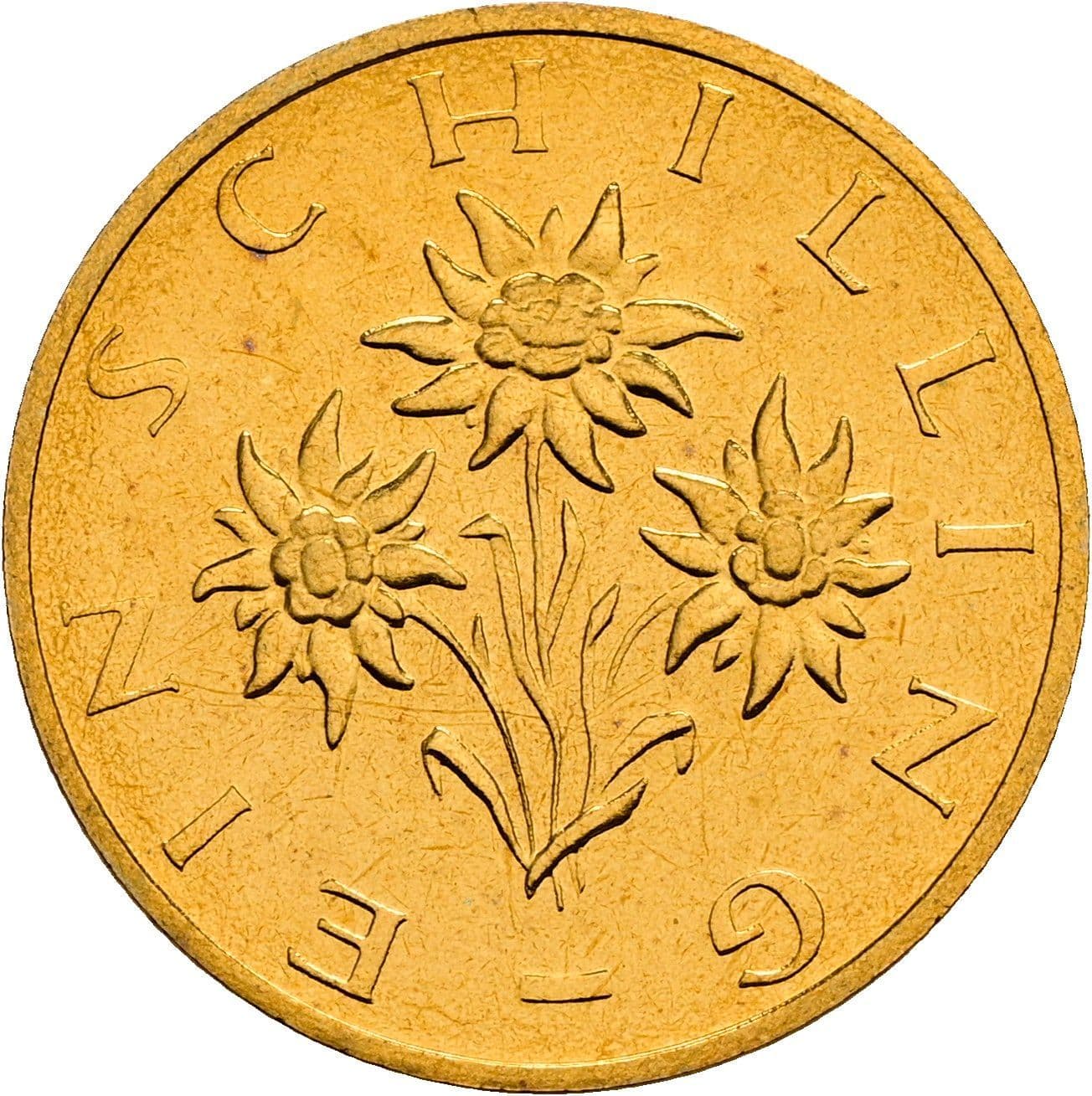 1 Schilling 1989 – Rückseite
