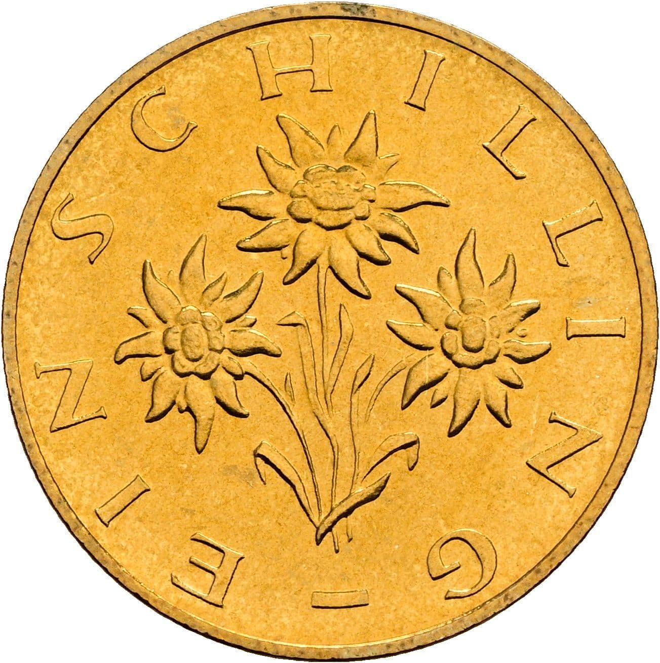 1 Schilling 1987 – Rückseite