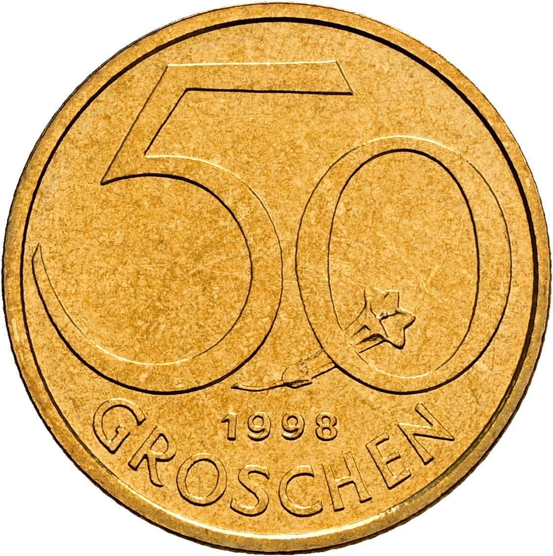 50 Groschen 1998 – Vorderseite