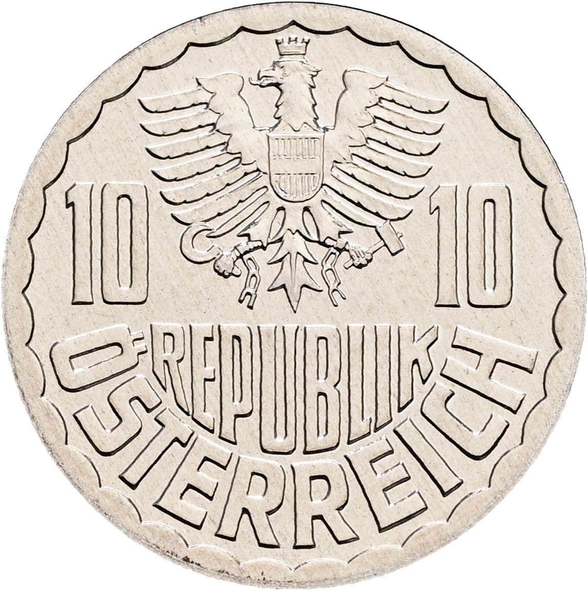 10 Groschen 1998 – Rückseite
