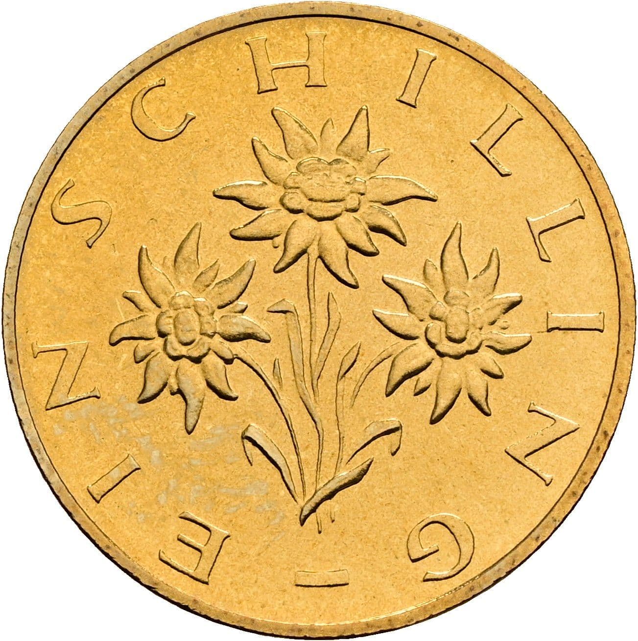 1 Schilling 1986 – Rückseite