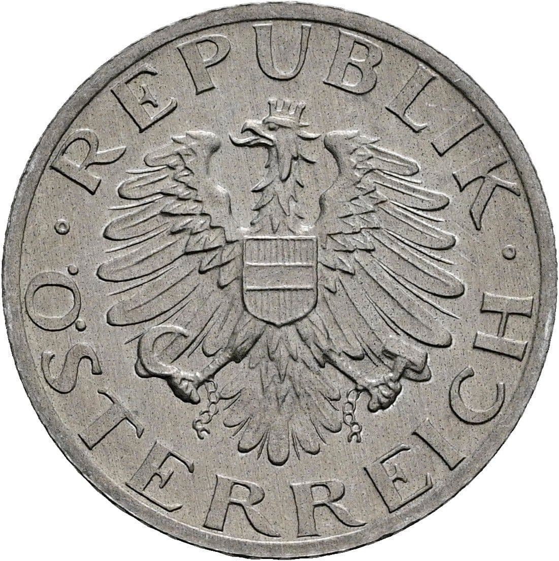 5 Groschen 1989 – Rückseite