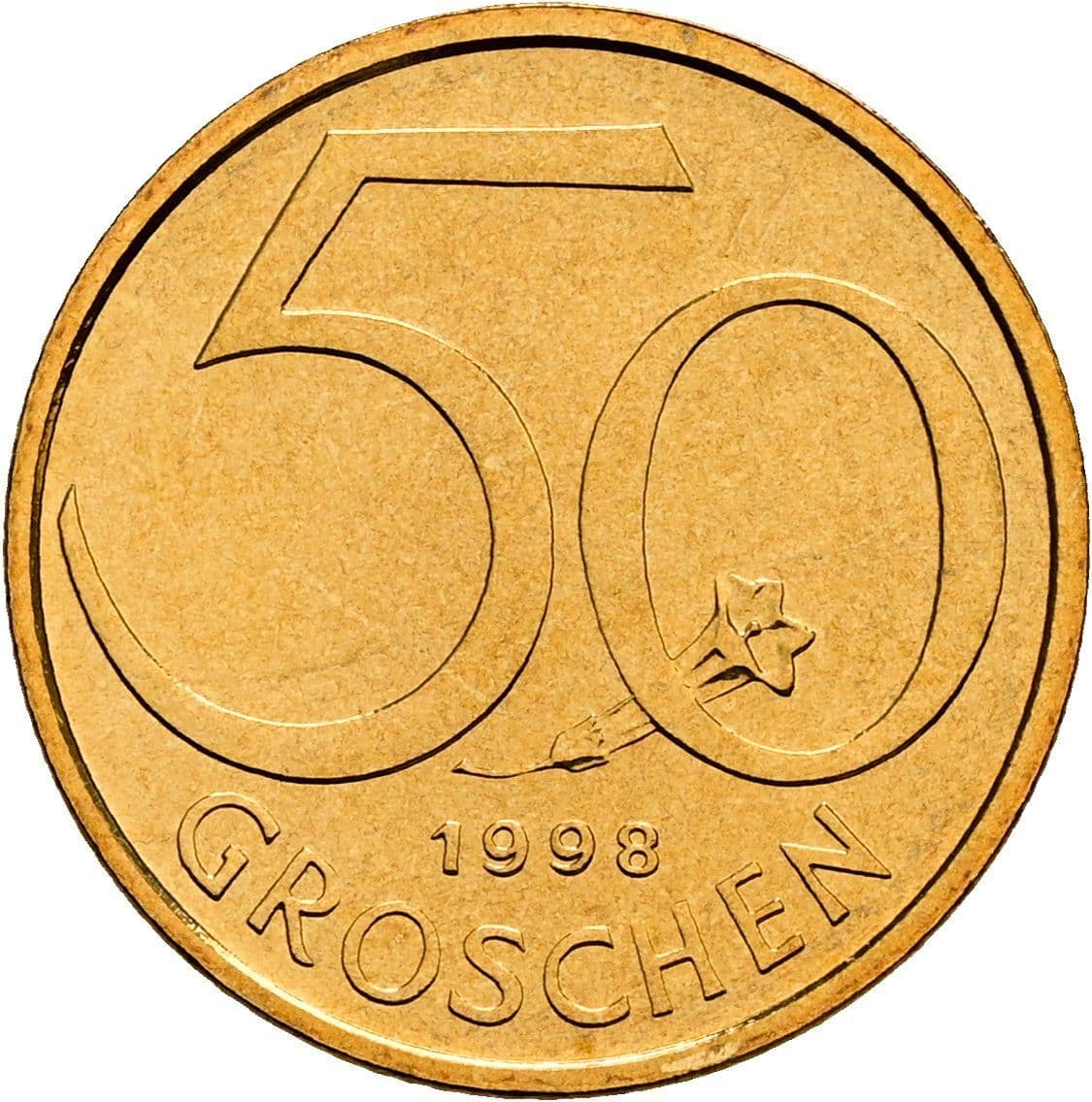 50 Groschen 1998 – Vorderseite