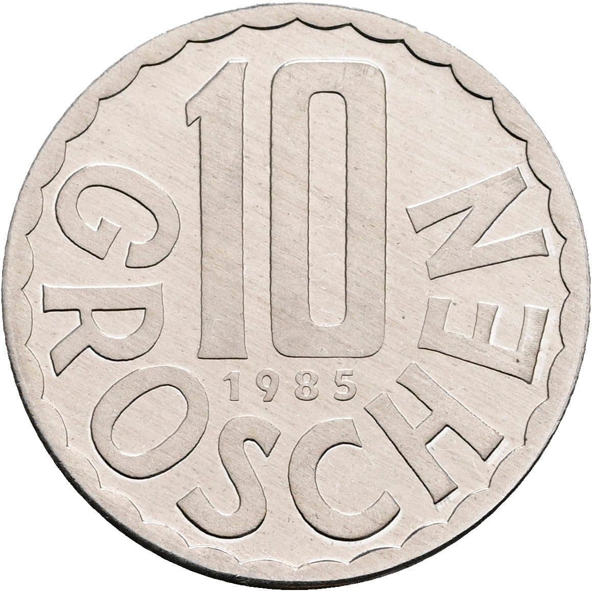 10 Groschen 1985 – Vorderseite