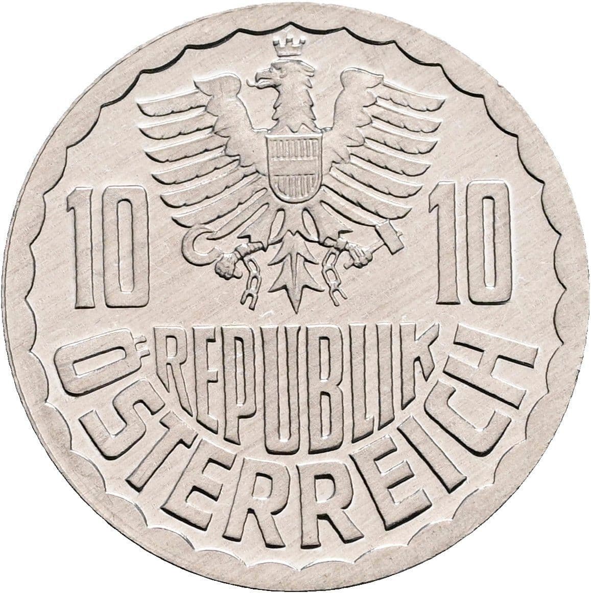 10 Groschen 1985 – Rückseite
