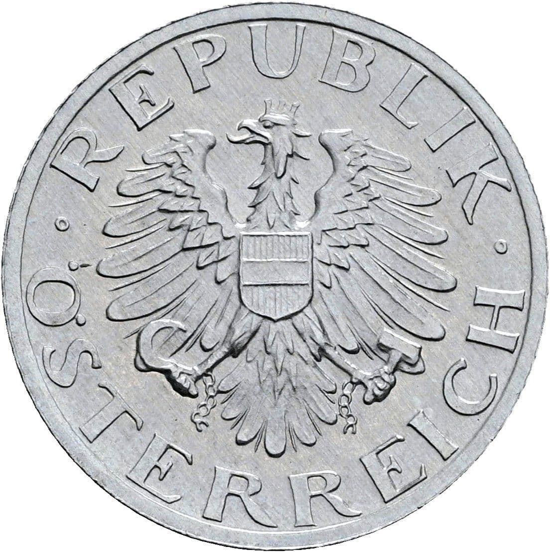 5 Groschen 1986 – Rückseite