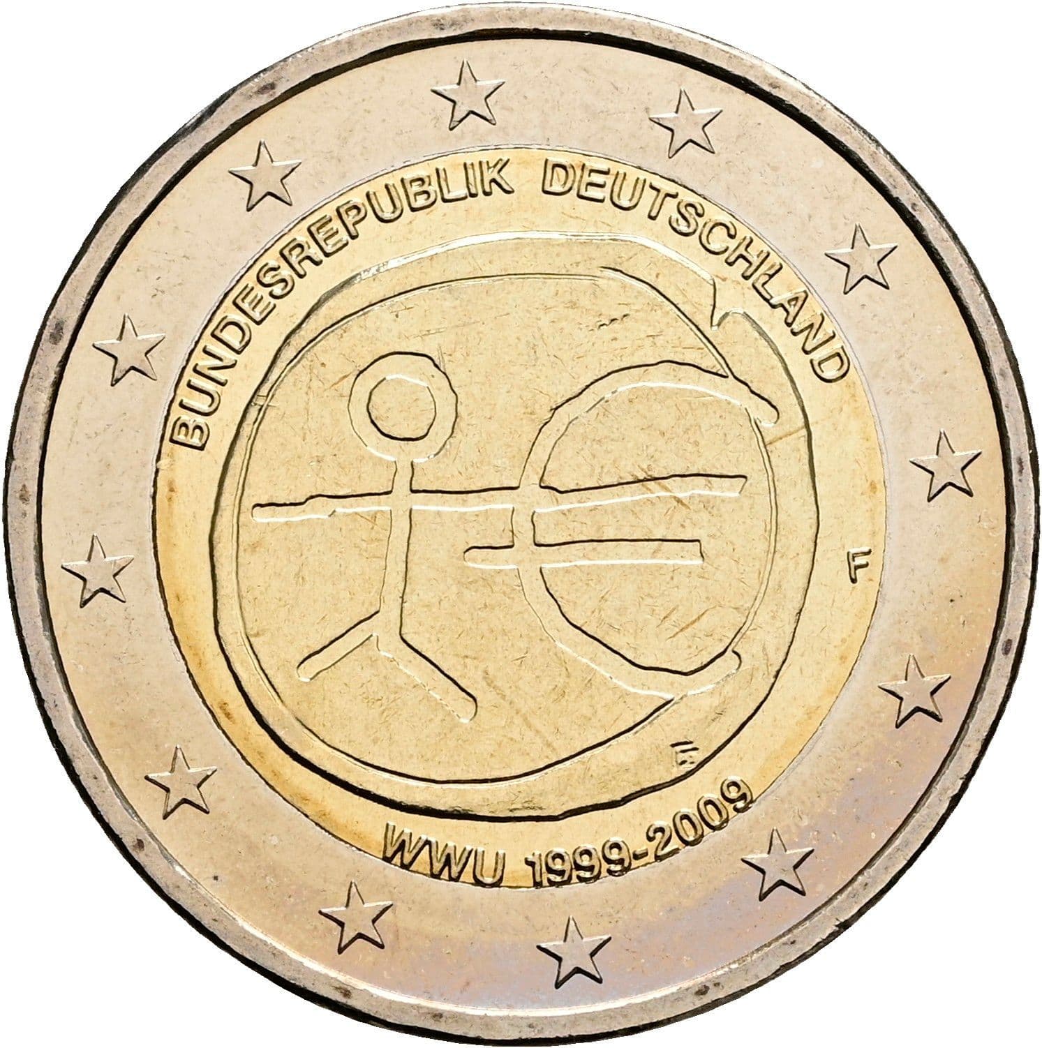 2 Euro 2009 F – Rückseite