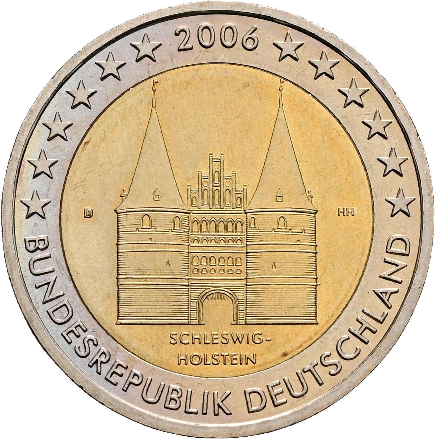 2 Euro 2006 D – Rückseite