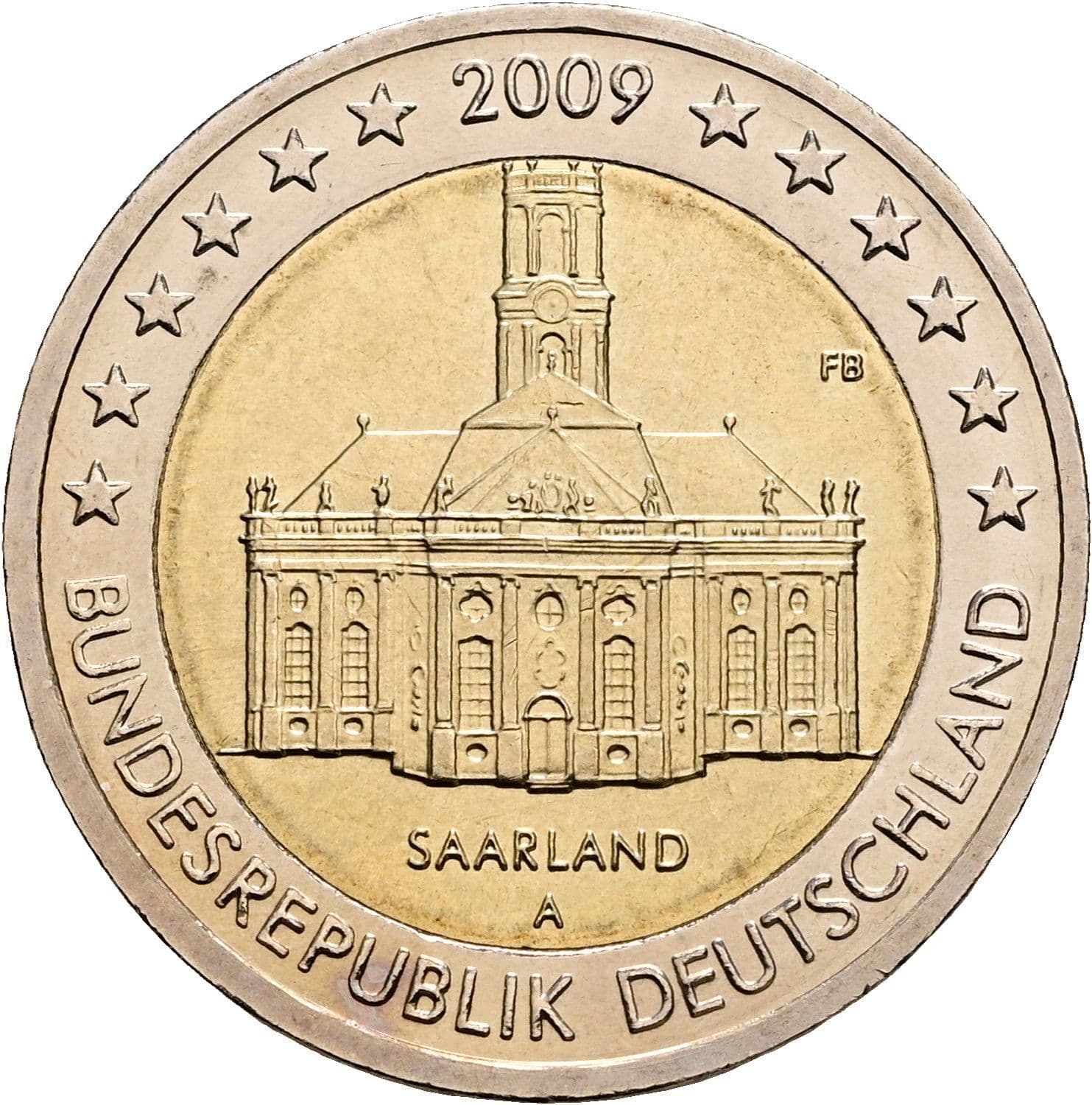 2 Euro 2009 A – Rückseite