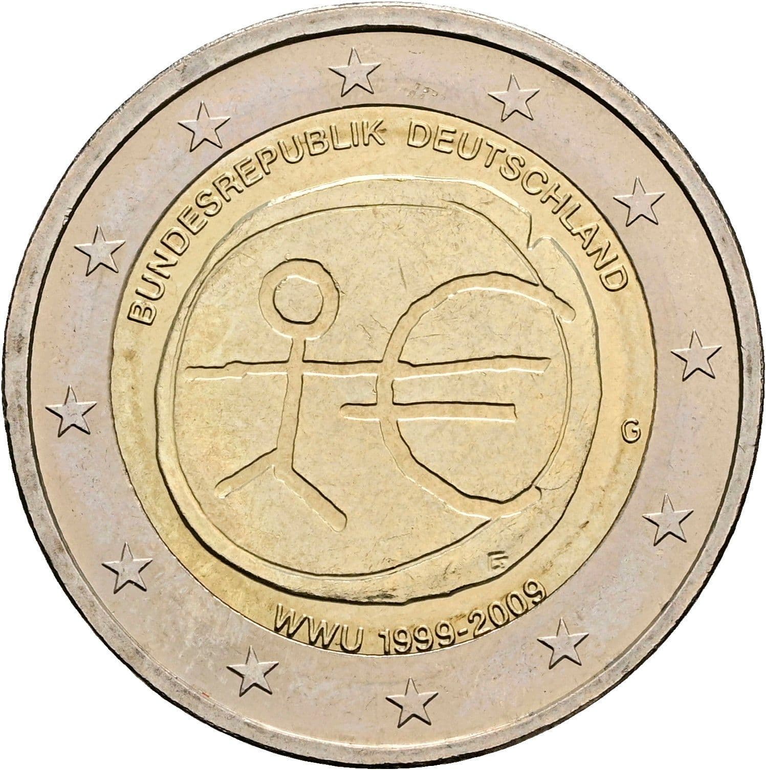2 Euro 2009 G – Rückseite