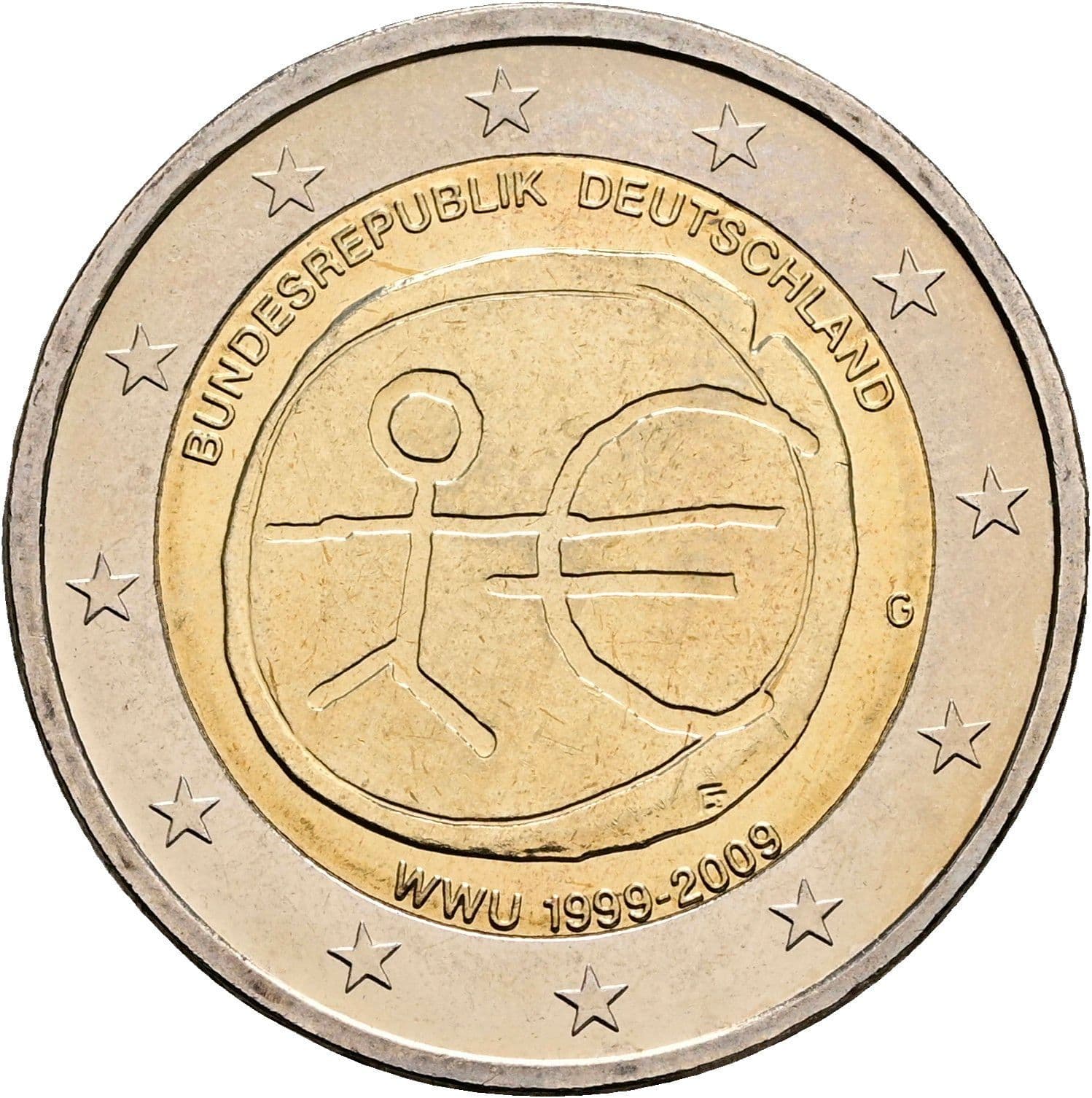 2 Euro 2009 G – Rückseite