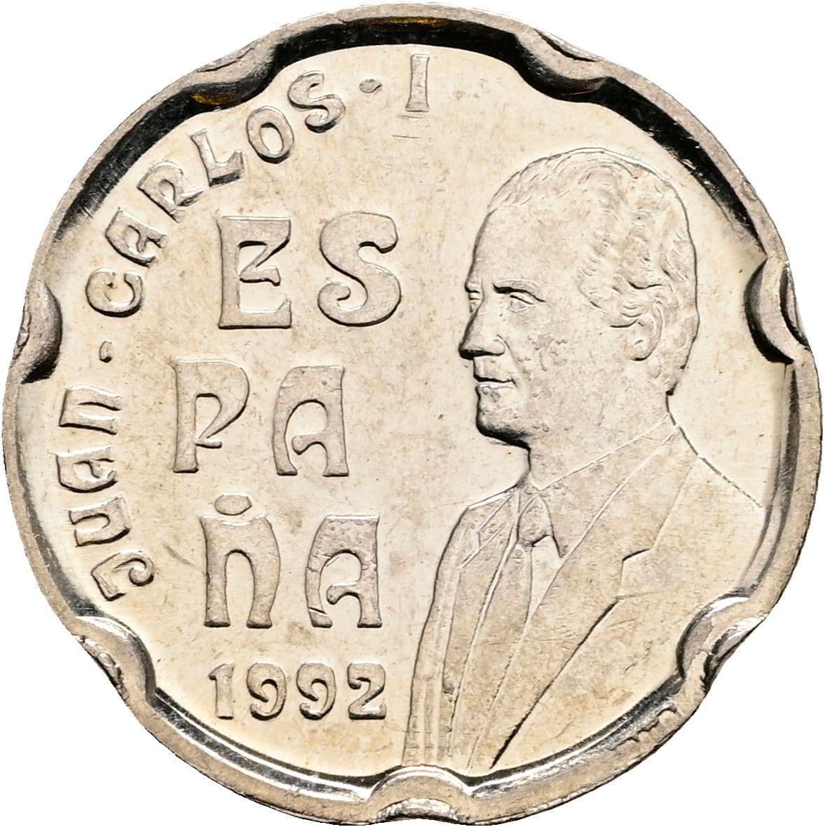 50 Pesetas Juan Carlos I. 1992 – Vorderseite