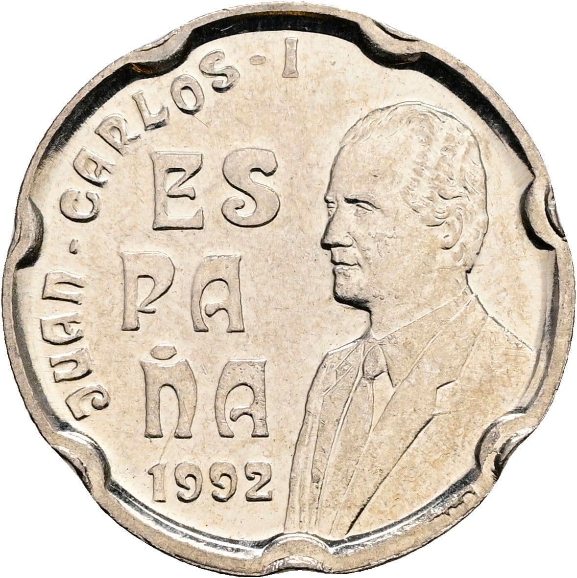 50 Pesetas Juan Carlos I. 1992 – Vorderseite