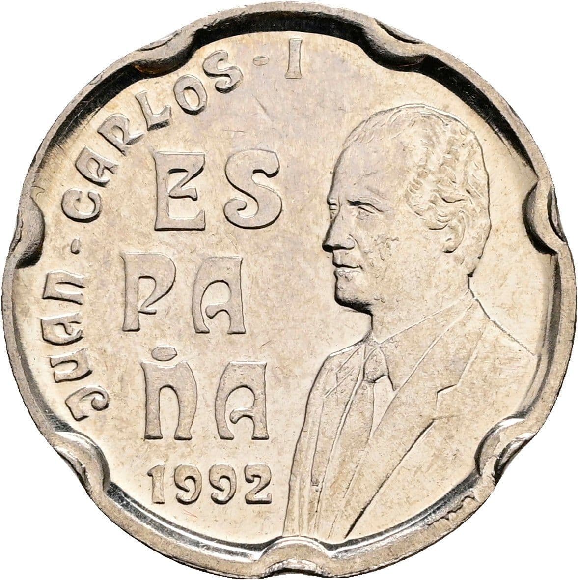 50 Pesetas Juan Carlos I. 1992 – Vorderseite