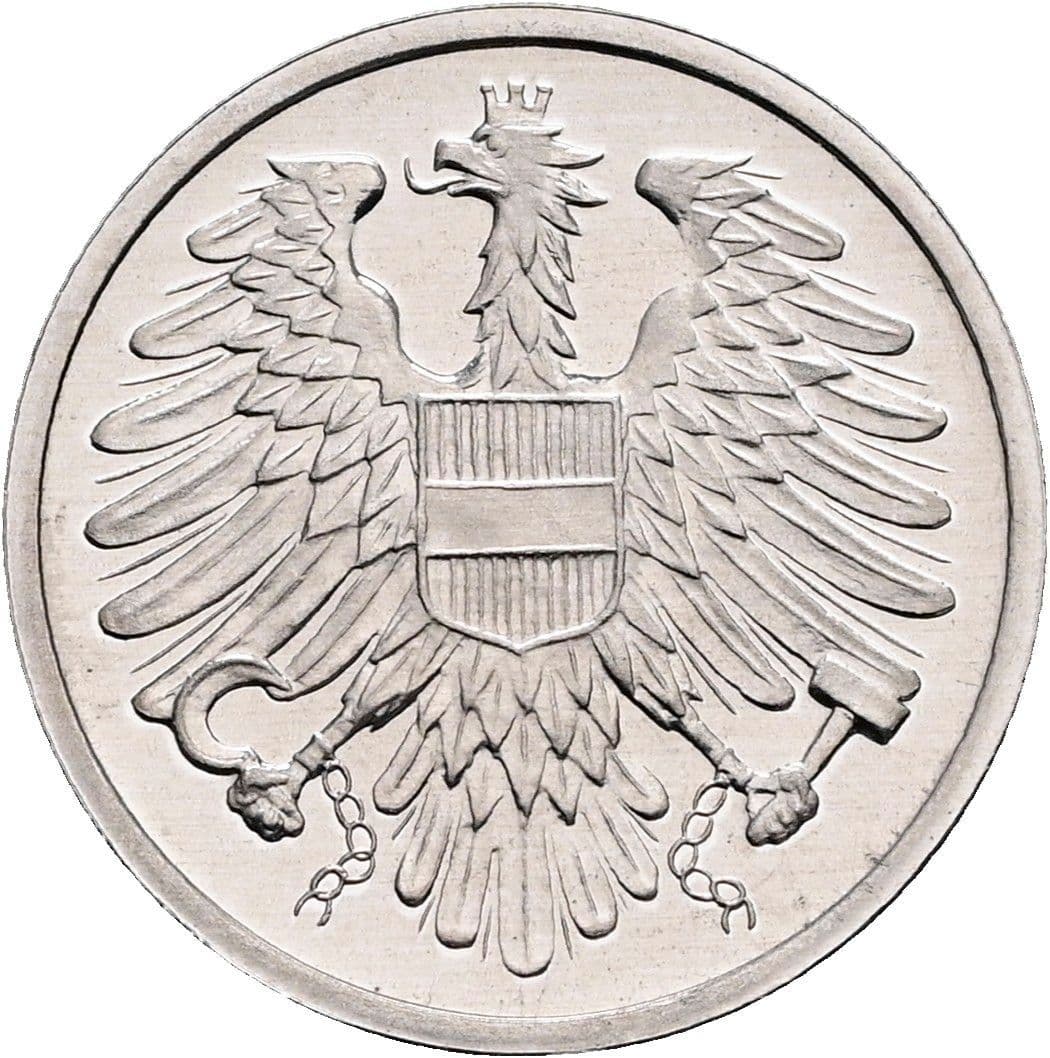 2 Groschen 1983 – Rückseite