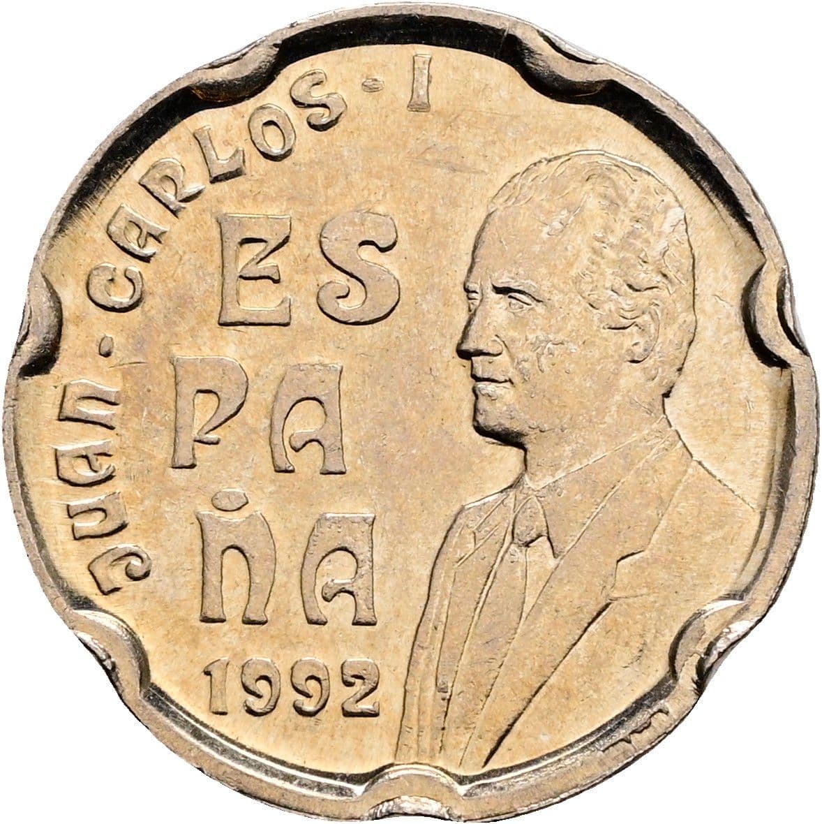 50 Pesetas Juan Carlos I. 1992 – Vorderseite