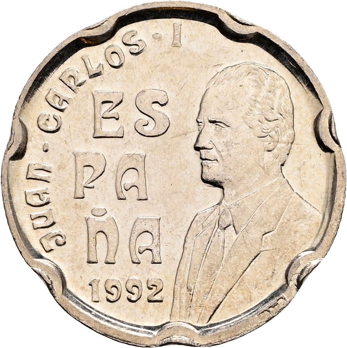 50 Pesetas Juan Carlos I. 1992 – Vorderseite