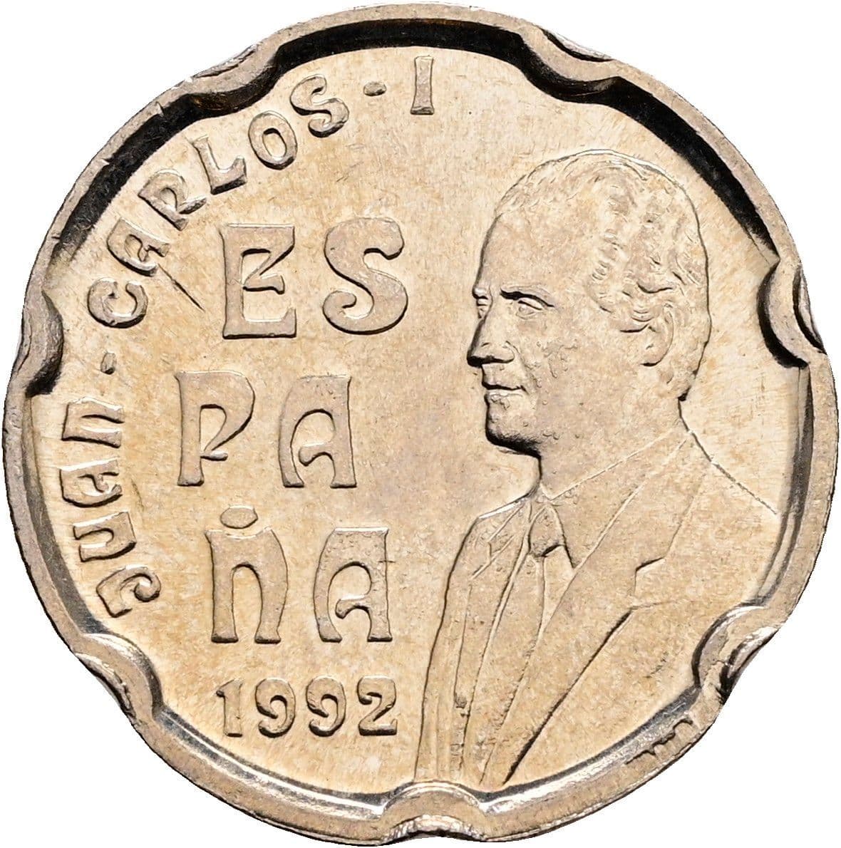 50 Pesetas Juan Carlos I. 1992 – Vorderseite