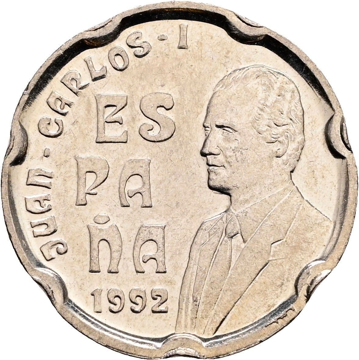 50 Pesetas Juan Carlos I. 1992 – Vorderseite