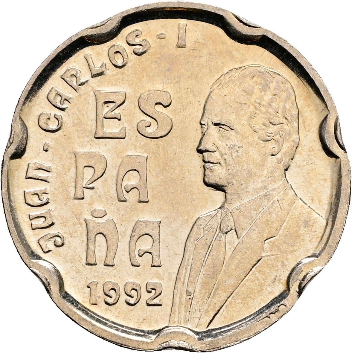 50 Pesetas Juan Carlos I. 1992 – Vorderseite
