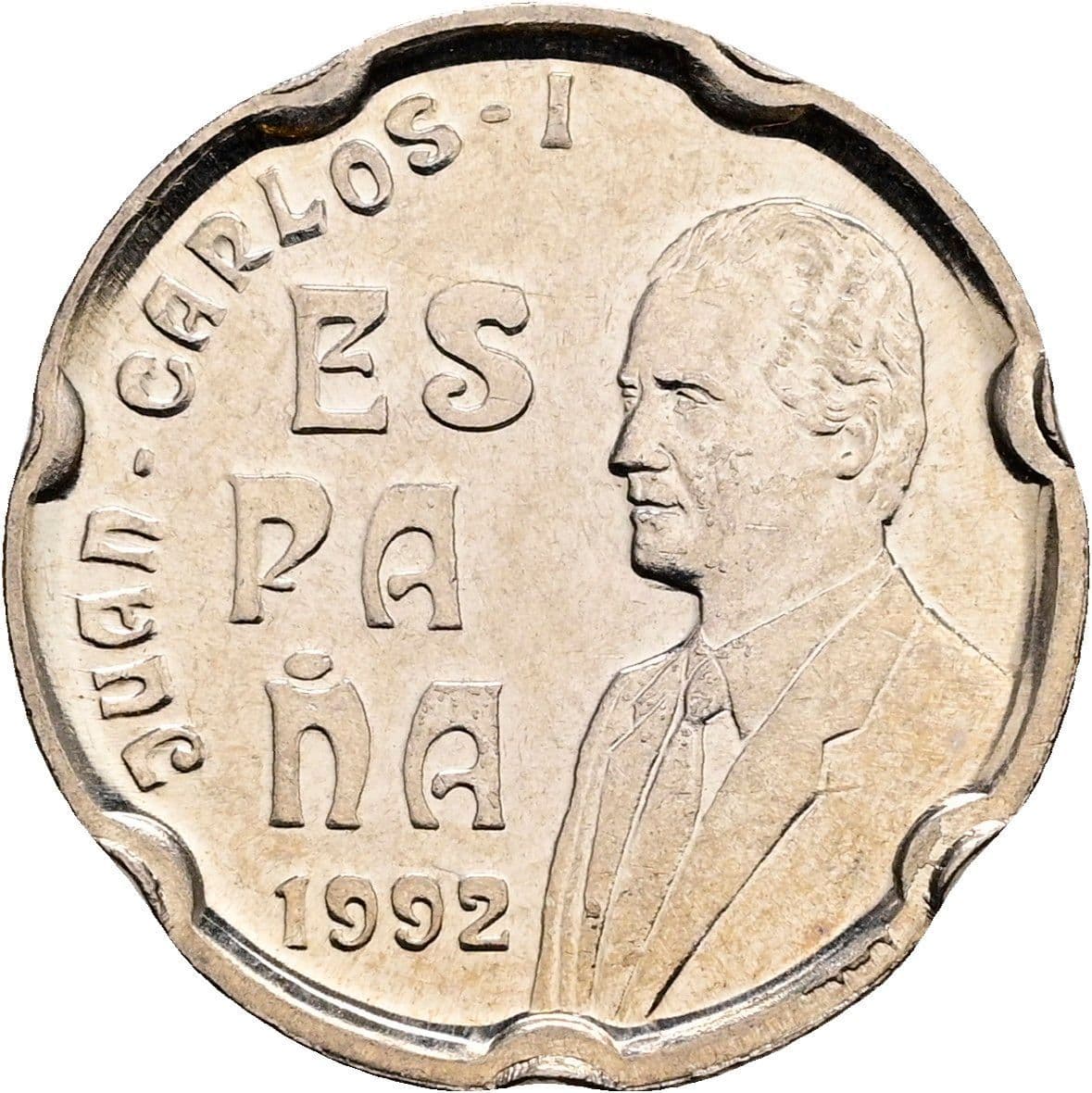 50 Pesetas Juan Carlos I. 1992 – Vorderseite